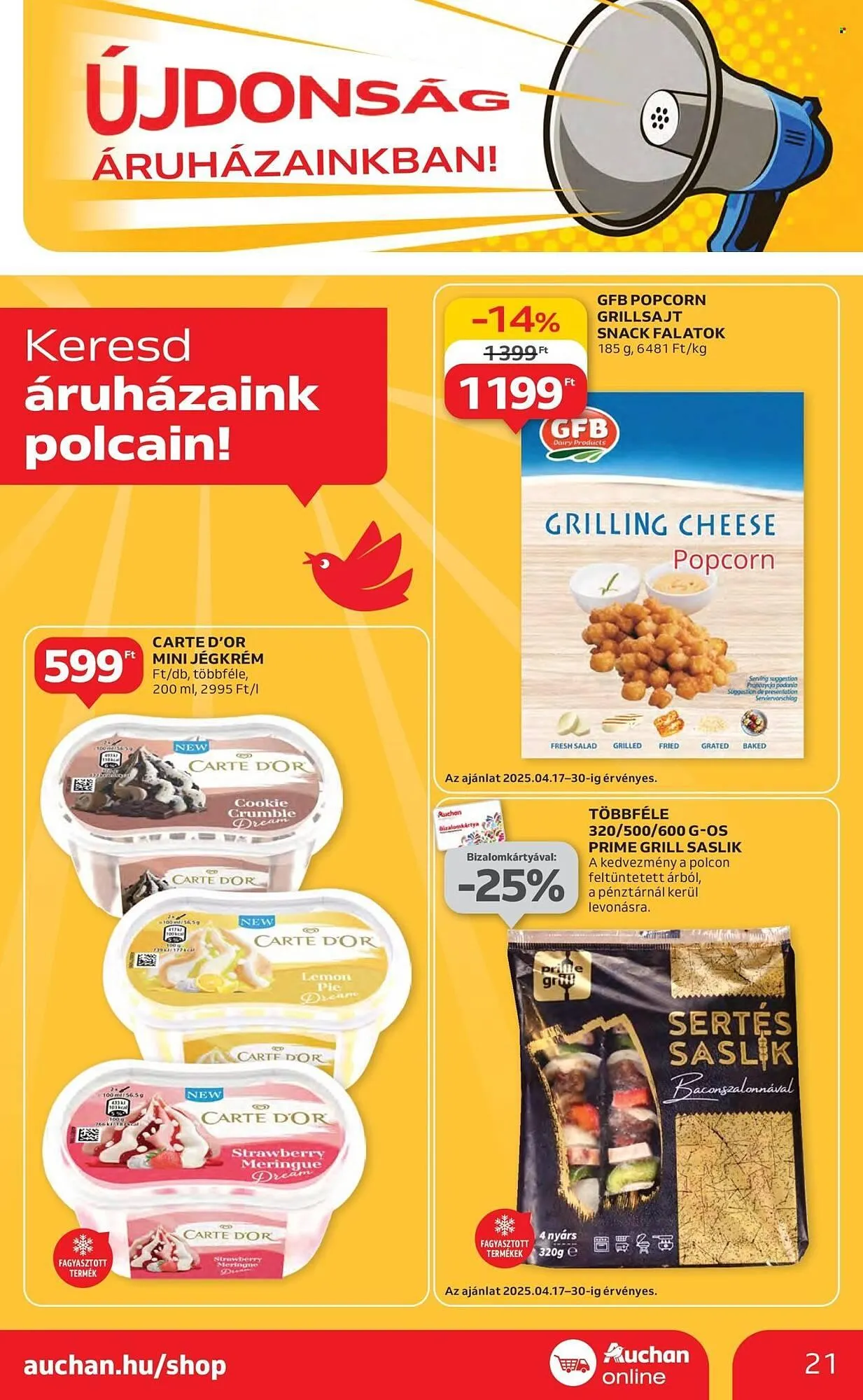 Katalógus Auchan akciós újság április 17.-tól április 23.-ig 2025. - Oldal 21