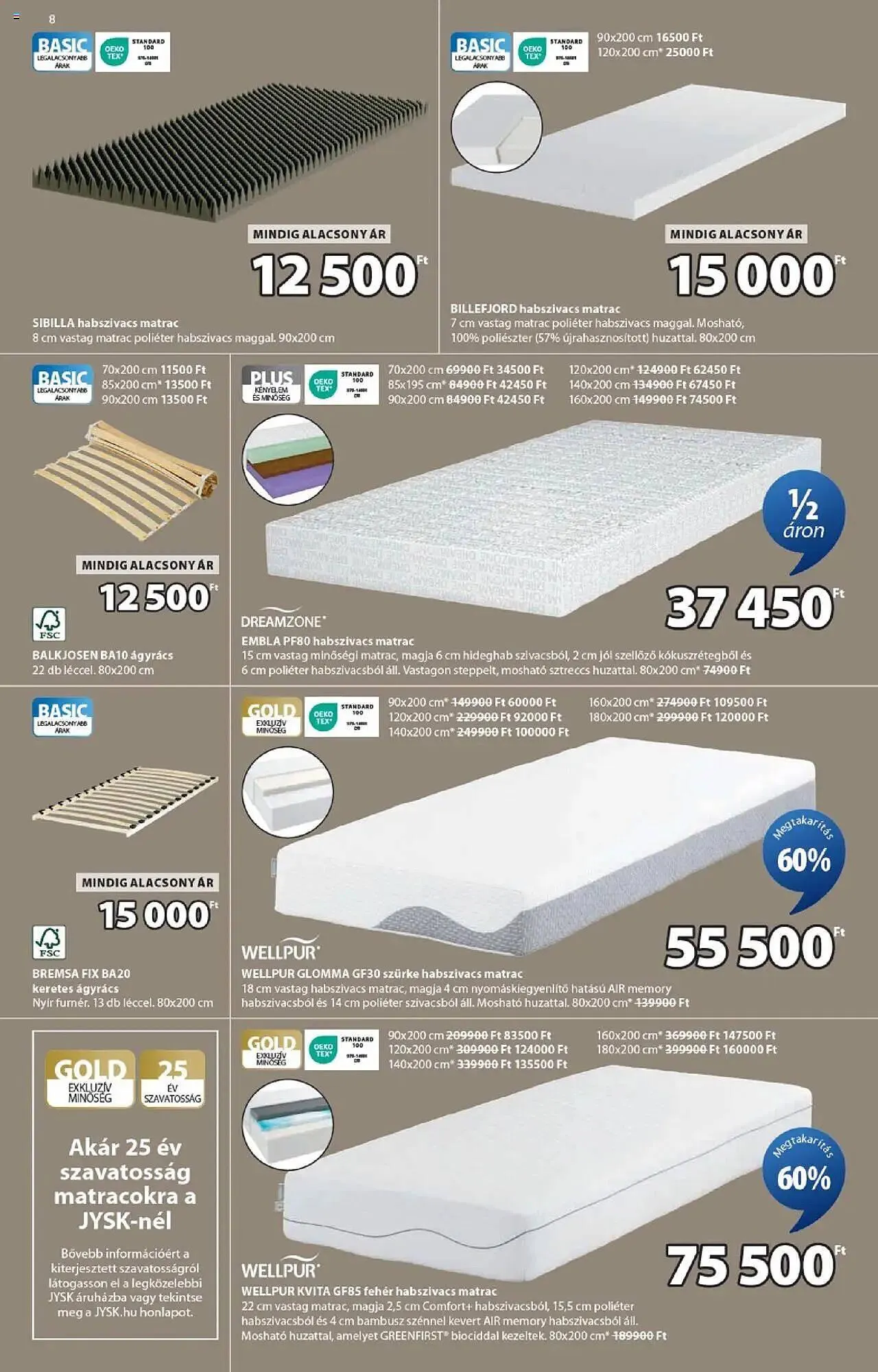 Katalógus JYSK akciós újság augusztus 27.-tól szeptember 9.-ig 2025. - Oldal 8