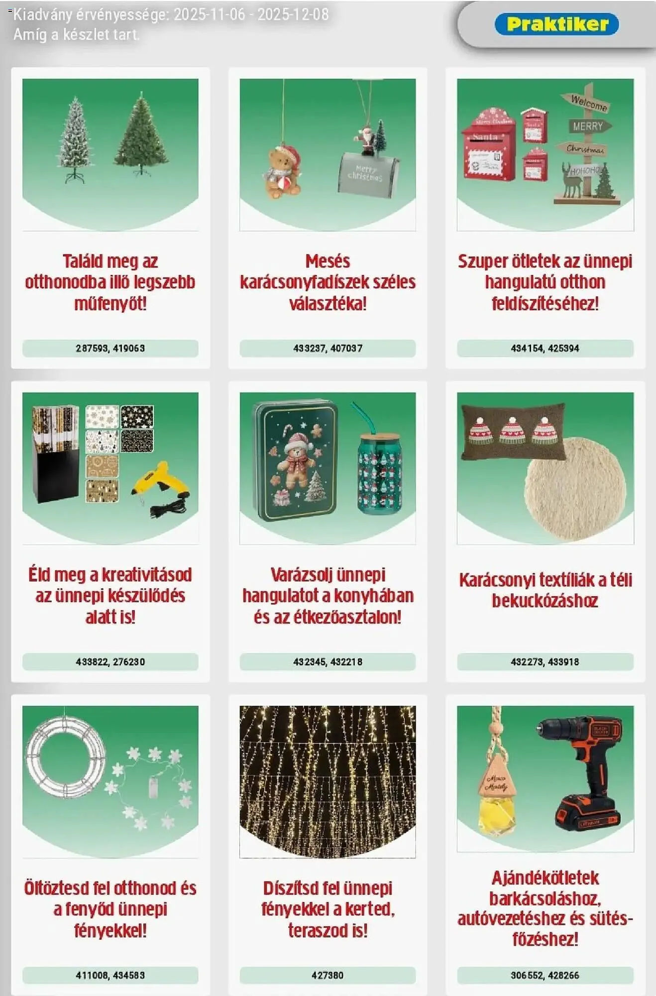 Katalógus Praktiker akciós újság november 6.-tól december 8.-ig 2025. - Oldal 3