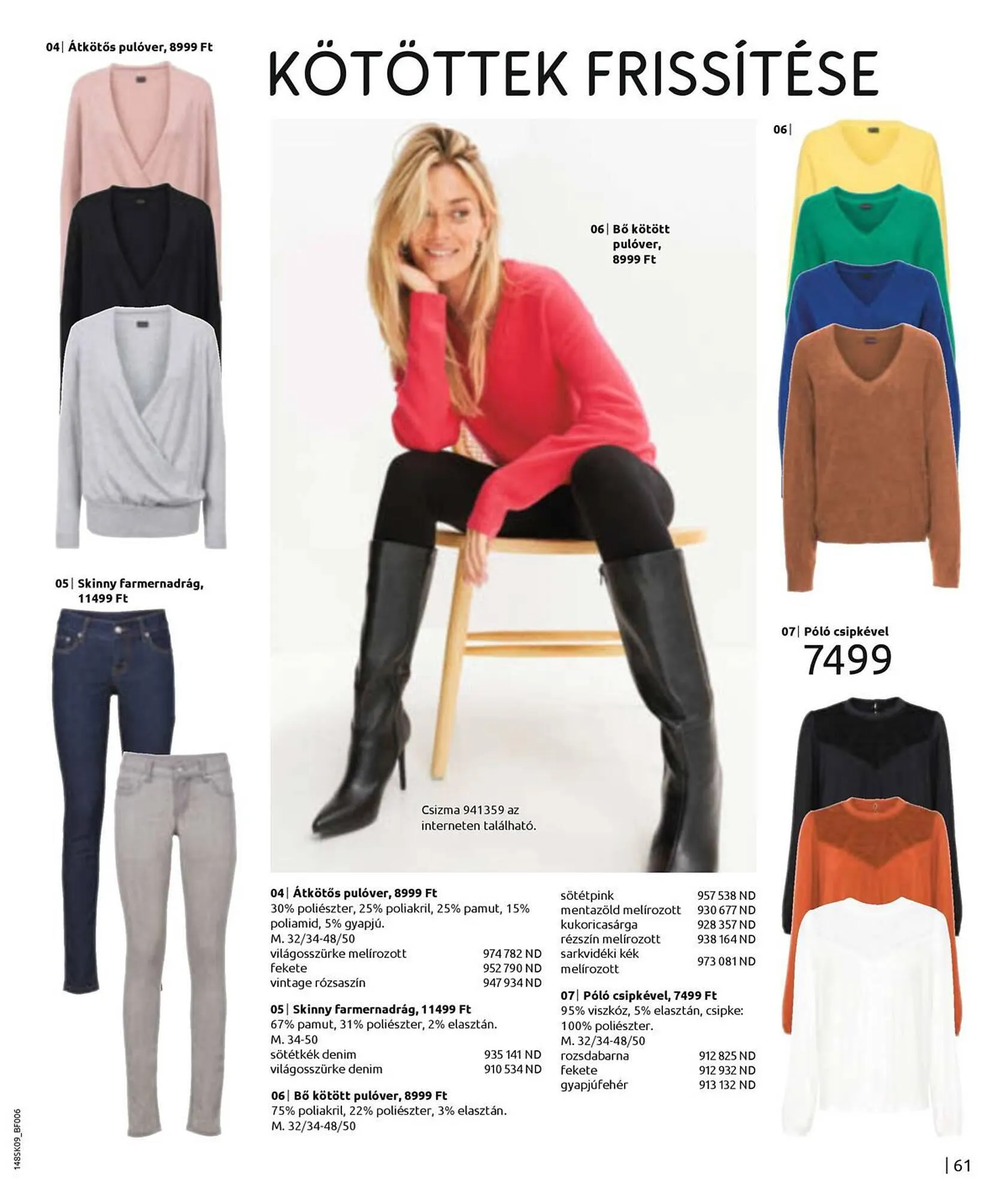 Katalógus Bonprix akciós újság szeptember 6.-tól február 28.-ig 2024. - Oldal 63