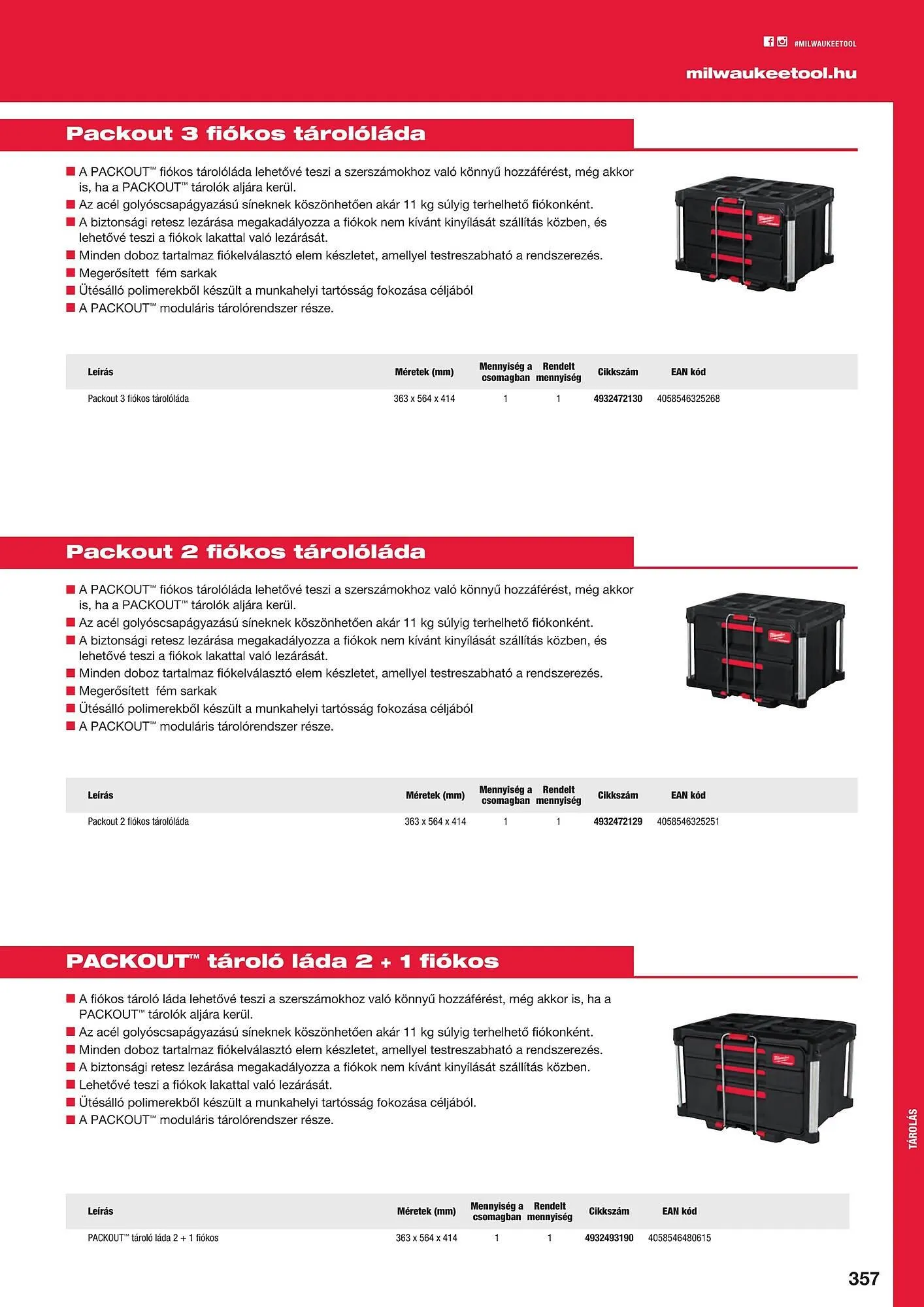 Katalógus Milwaukee akciós újság szeptember 16.-tól december 31.-ig 2025. - Oldal 357