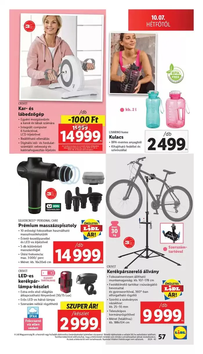 Katalógus Akciós újság – 40. hét október 3.-tól október 9.-ig 2024. - Oldal 57