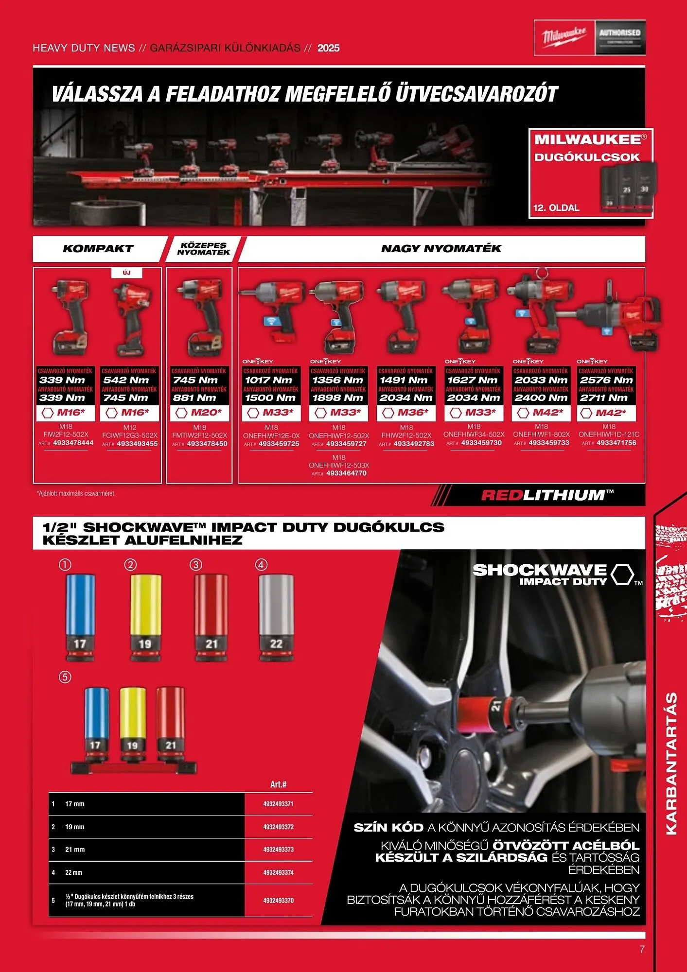 Katalógus Milwaukee akciós újság szeptember 16.-tól december 31.-ig 2025. - Oldal 7