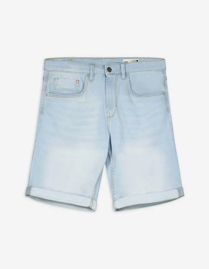 Džínové šortky - Pevně přišité ohrnutí nohavic