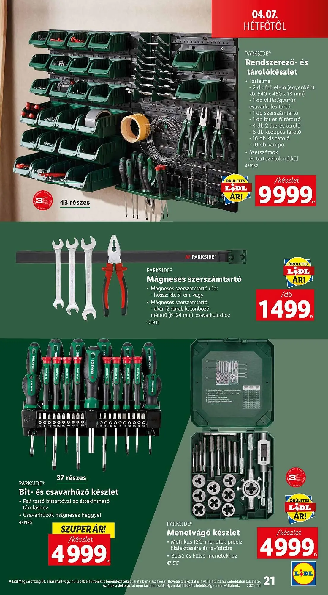 Katalógus Lidl akciós újság április 3.-tól április 9.-ig 2025. - Oldal 21