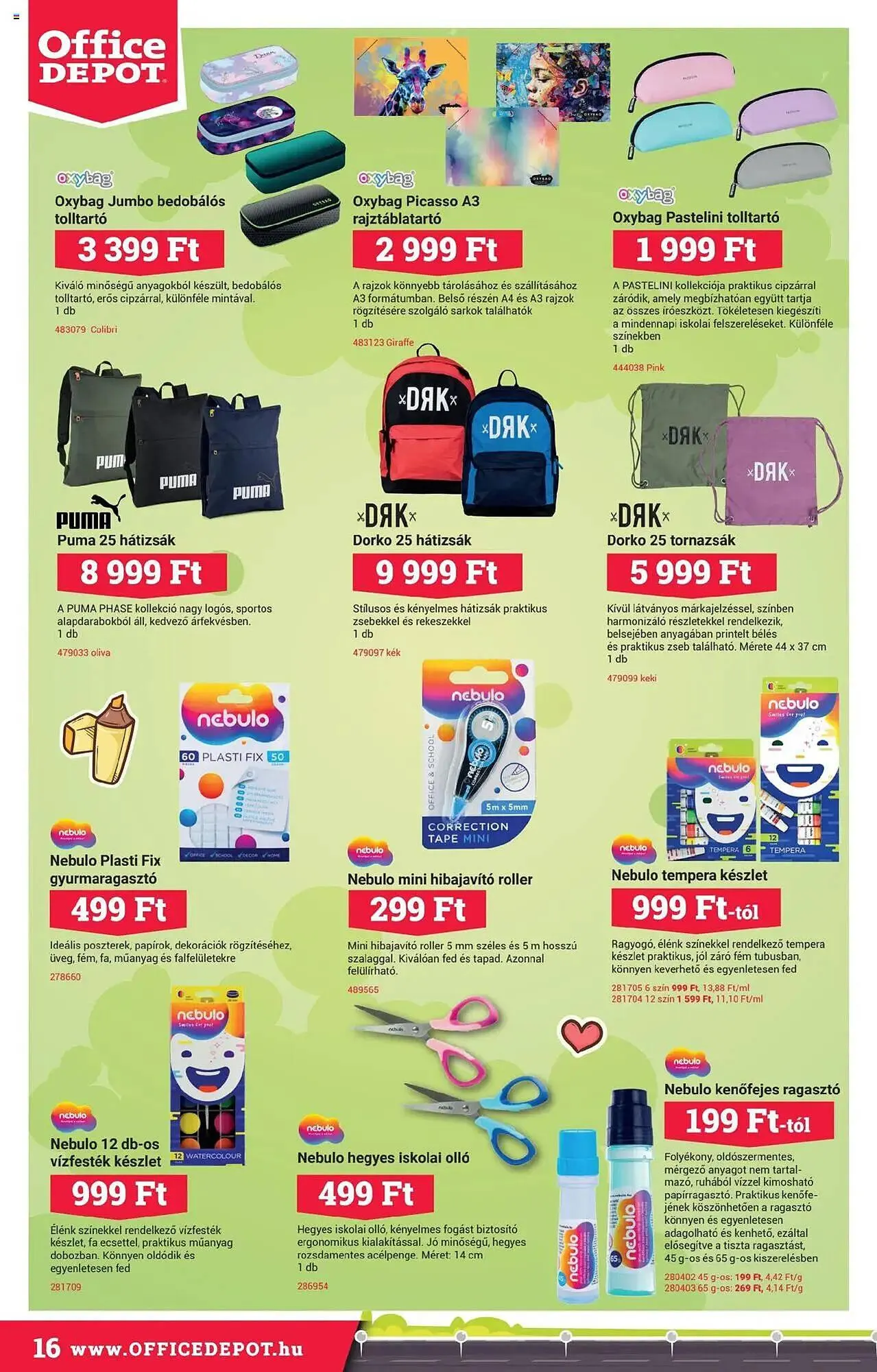 Katalógus Office Depot akciós újság augusztus 11.-tól szeptember 14.-ig 2025. - Oldal 16