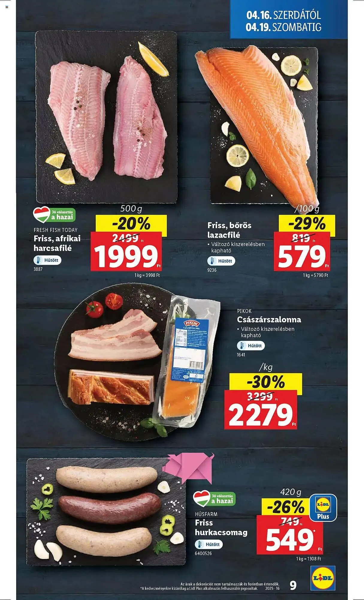 Katalógus Lidl akciós újság április 16.-tól április 22.-ig 2025. - Oldal 9