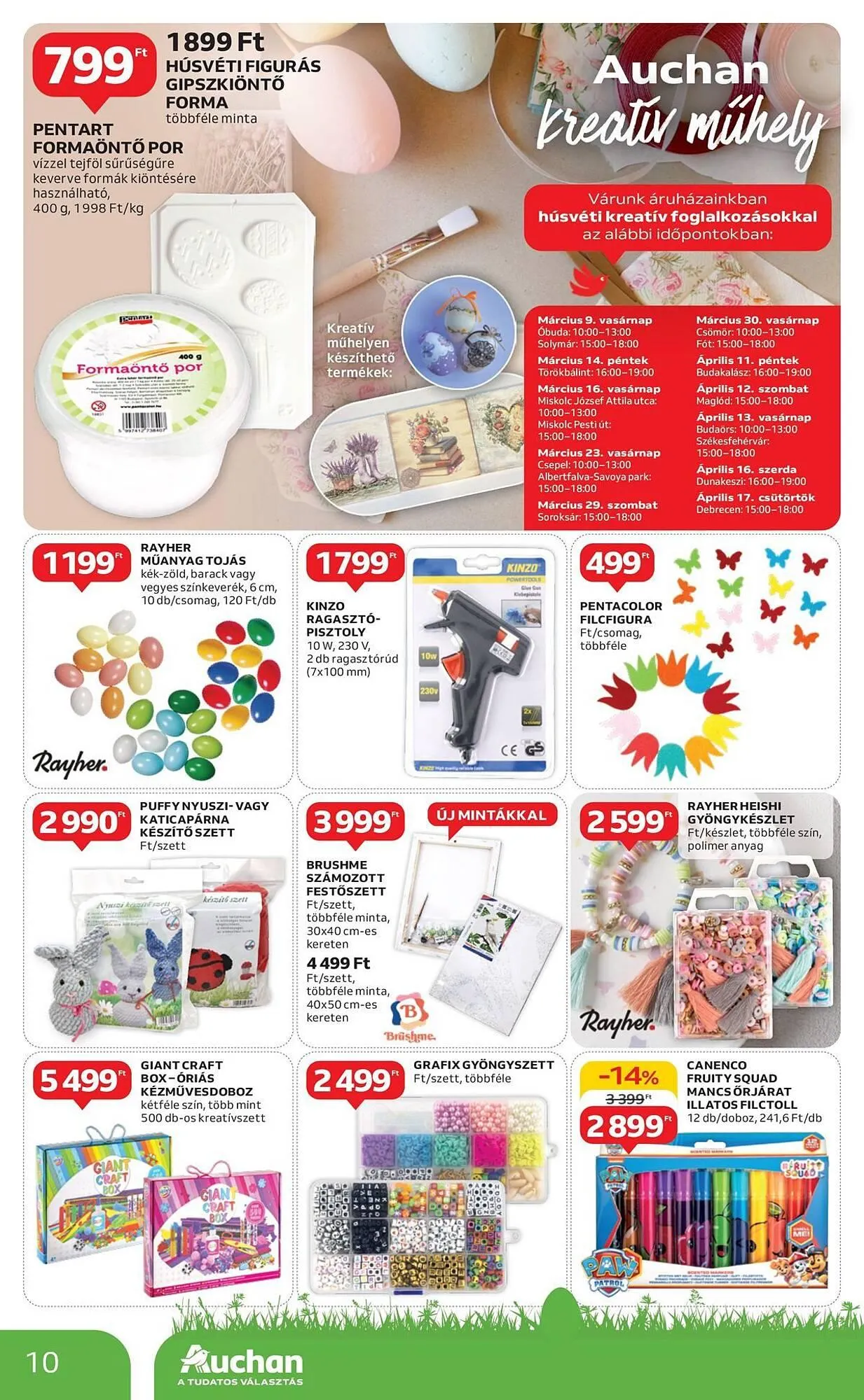 Katalógus Auchan akciós újság március 26.-tól április 19.-ig 2025. - Oldal 10