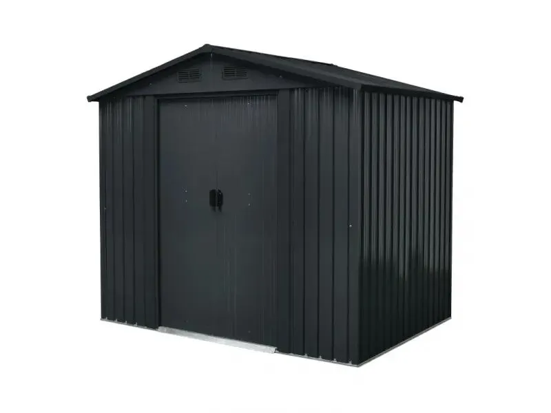 GARDOL - kerti tároló (236x196x206cm, fém, antracit)