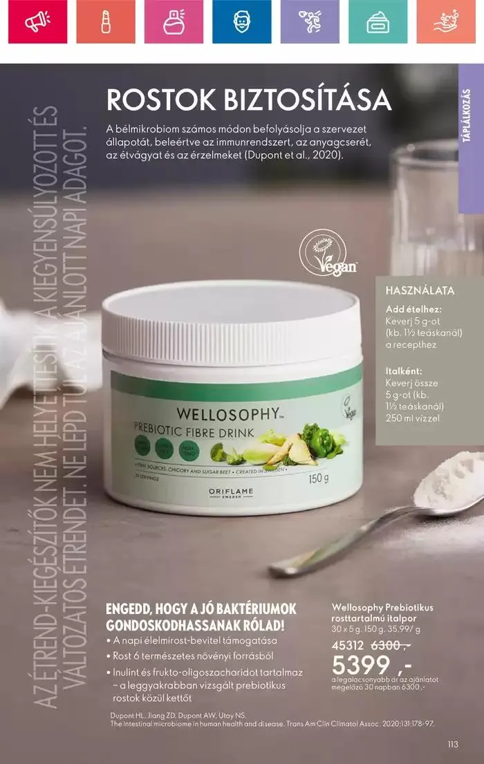 Katalógus ORIFLAME akciós október 20.-tól november 3.-ig 2024. - Oldal 113