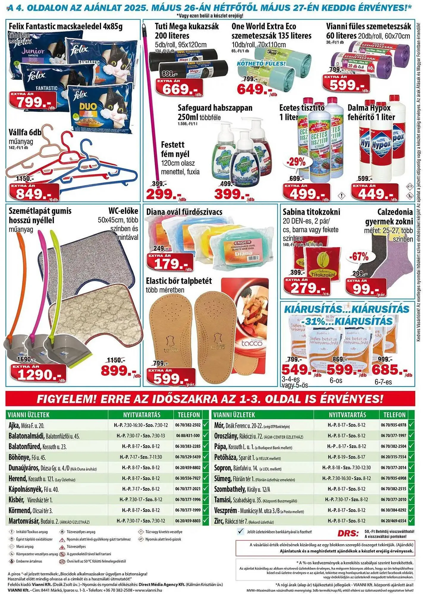 Katalógus Vianni Drogéria akciós újság május 14.-tól május 27.-ig 2025. - Oldal 4
