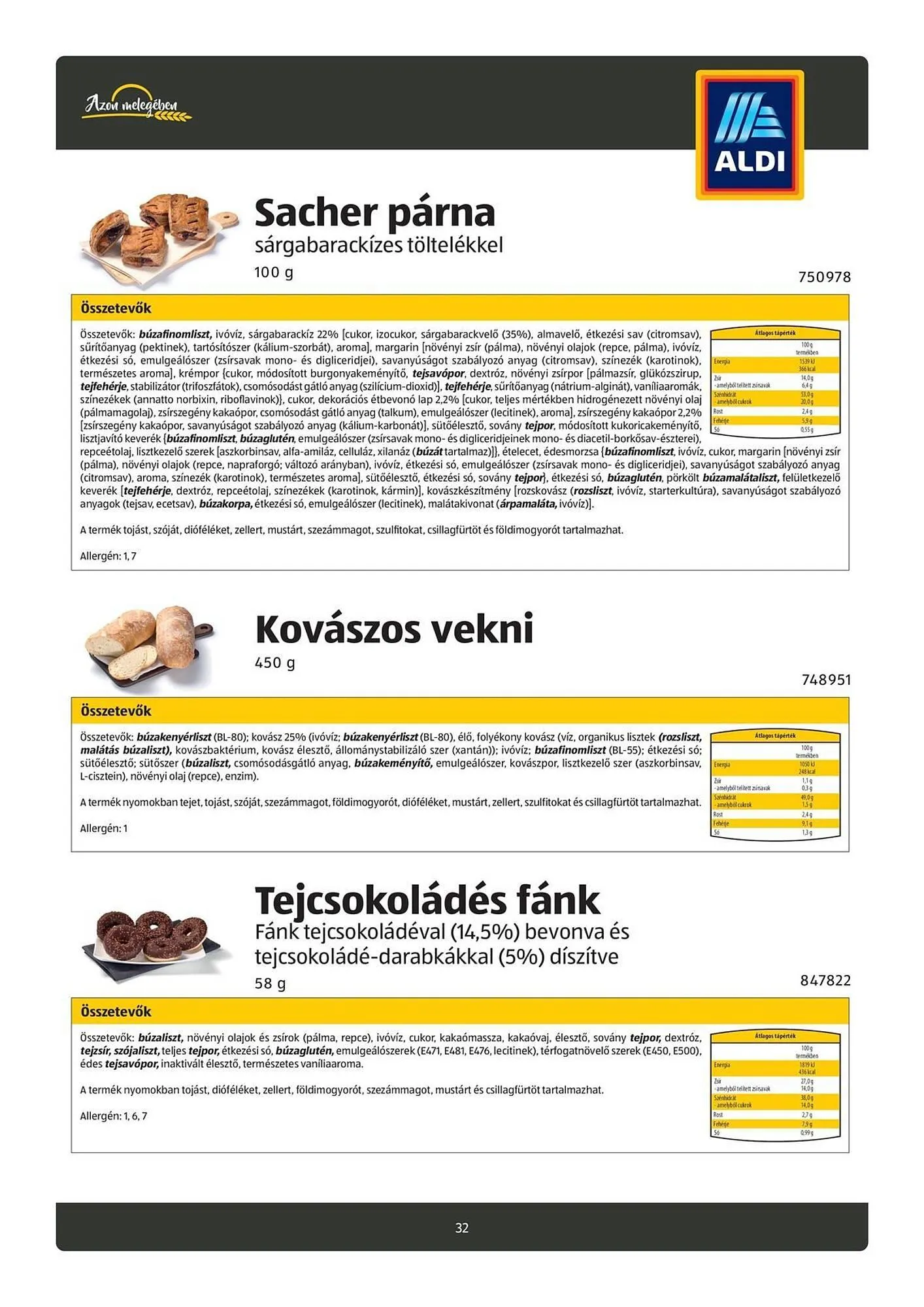 Katalógus ALDI akciós újság november 3.-tól május 12.-ig 2026. - Oldal 32