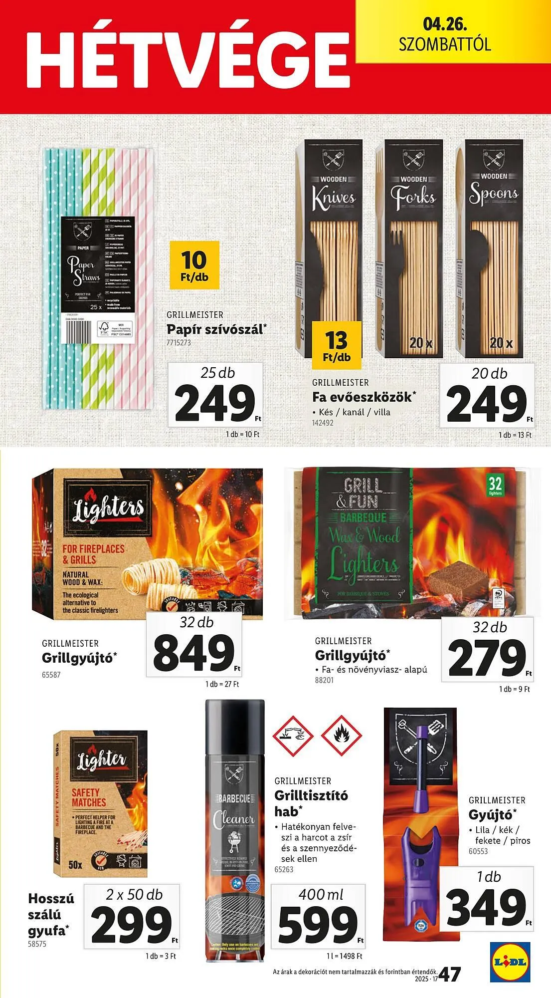 Katalógus Lidl akciós újság április 24.-tól április 29.-ig 2025. - Oldal 47