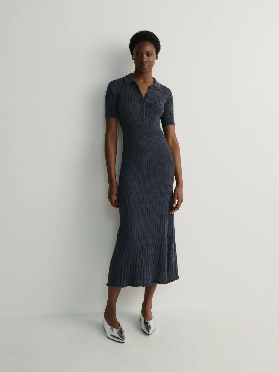 Rochie maxi din jerseu