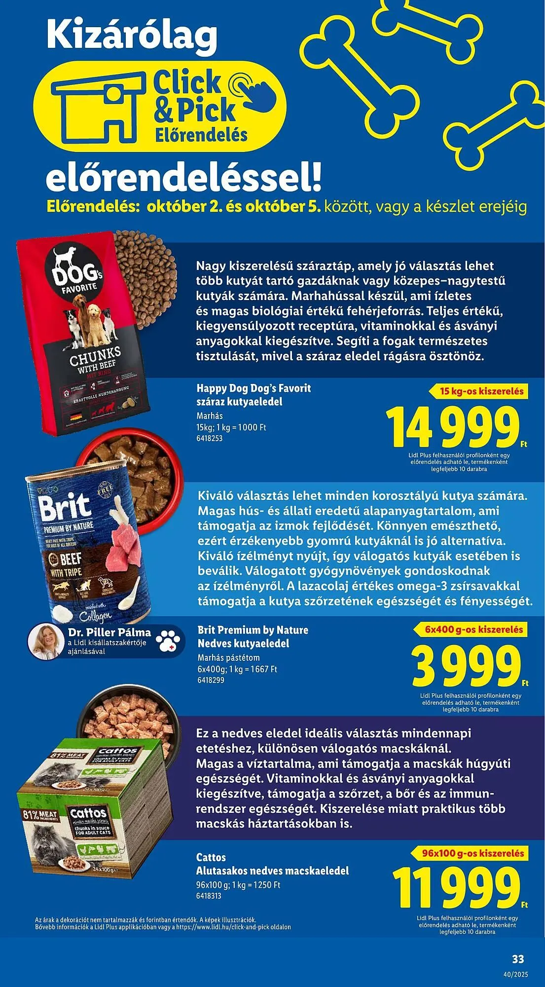 Katalógus Lidl akciós újság október 2.-tól október 8.-ig 2025. - Oldal 33