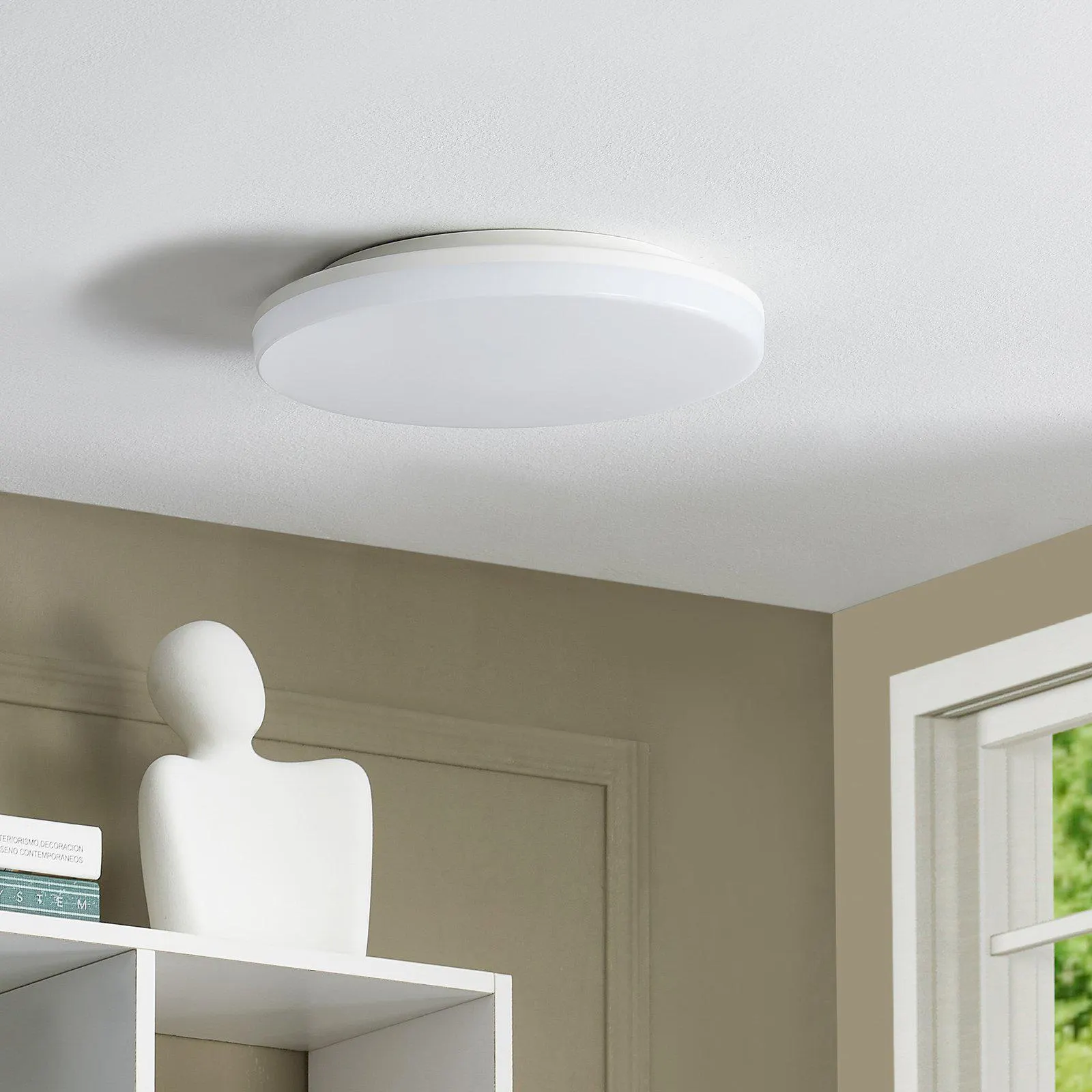 Prios Artin LED mennyezeti lámpa, kerek, 28 cm