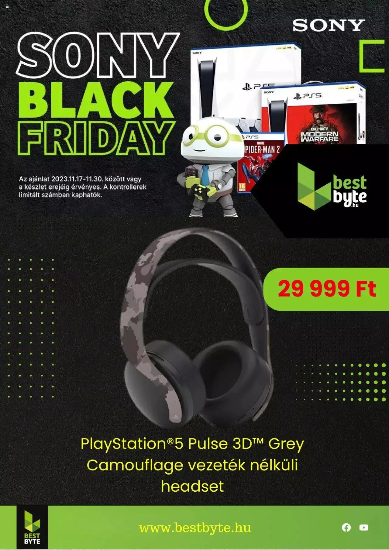 Katalógus Best Byte - Sony Black Friday november 17.-tól november 30.-ig 2023. - Oldal 5