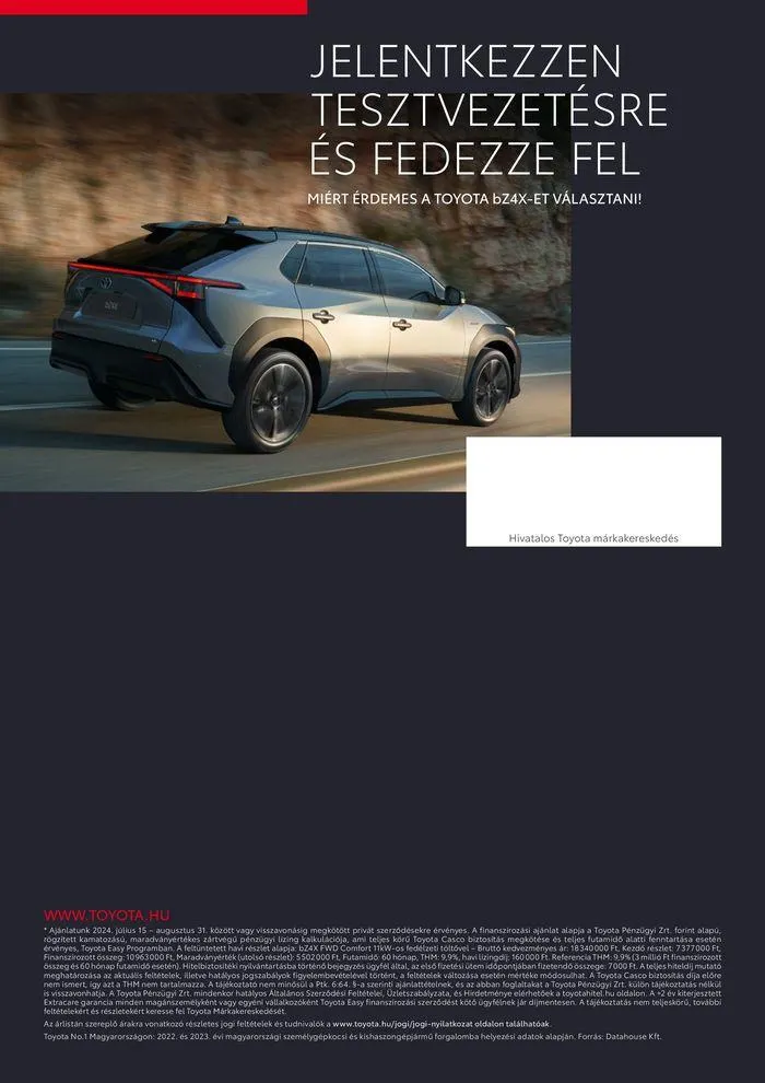 Katalógus Toyota bZ4X 11kw augusztus 23.-tól augusztus 23.-ig 2025. - Oldal 11