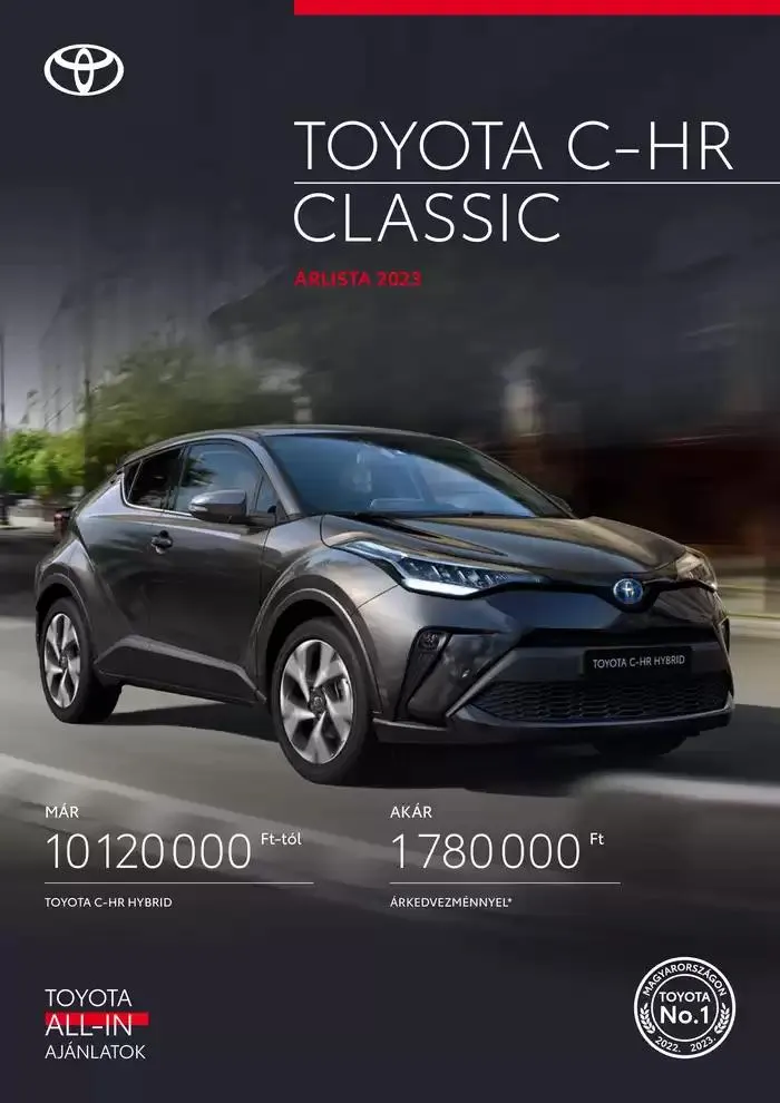 Katalógus Toyota C-HR Hybrid január 8.-tól január 8.-ig 2026. - Oldal 1