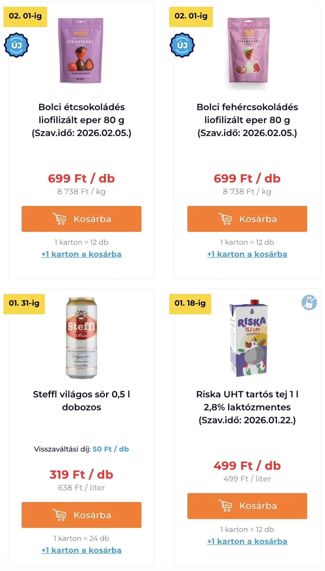 Katalógus GRoby akciós újság január 12.-tól február 1.-ig 2026. - Oldal 1