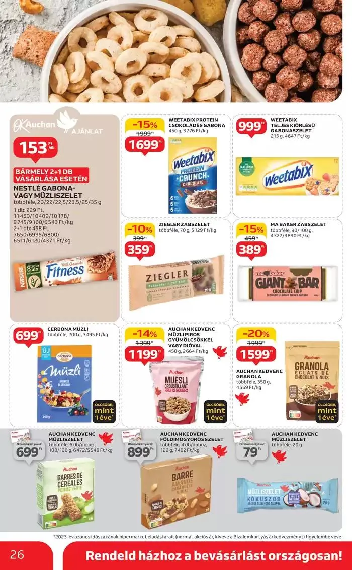 Katalógus Catalog Auchan október 28.-tól november 6.-ig 2024. - Oldal 26