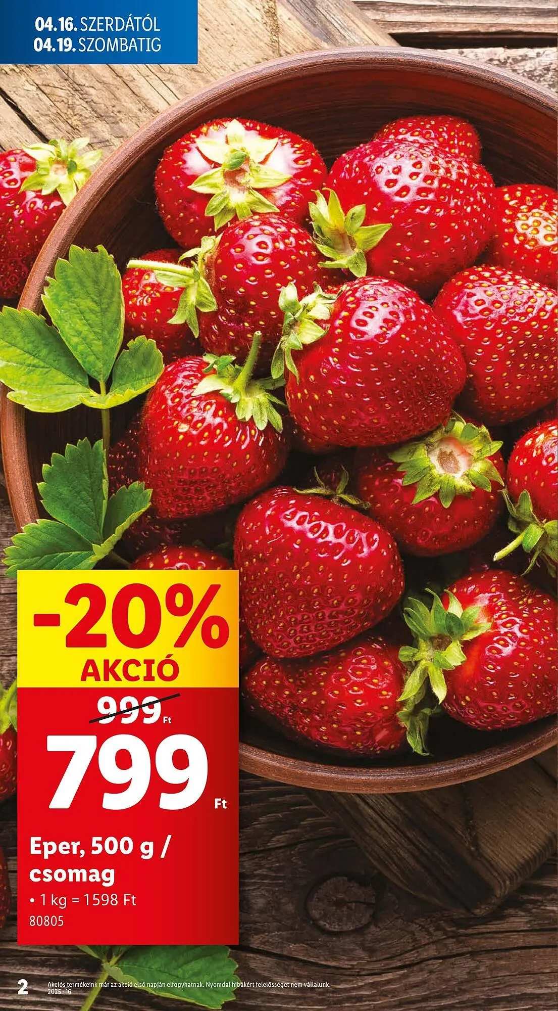 Katalógus Lidl akciós újság április 16.-tól április 19.-ig 2025. - Oldal 2