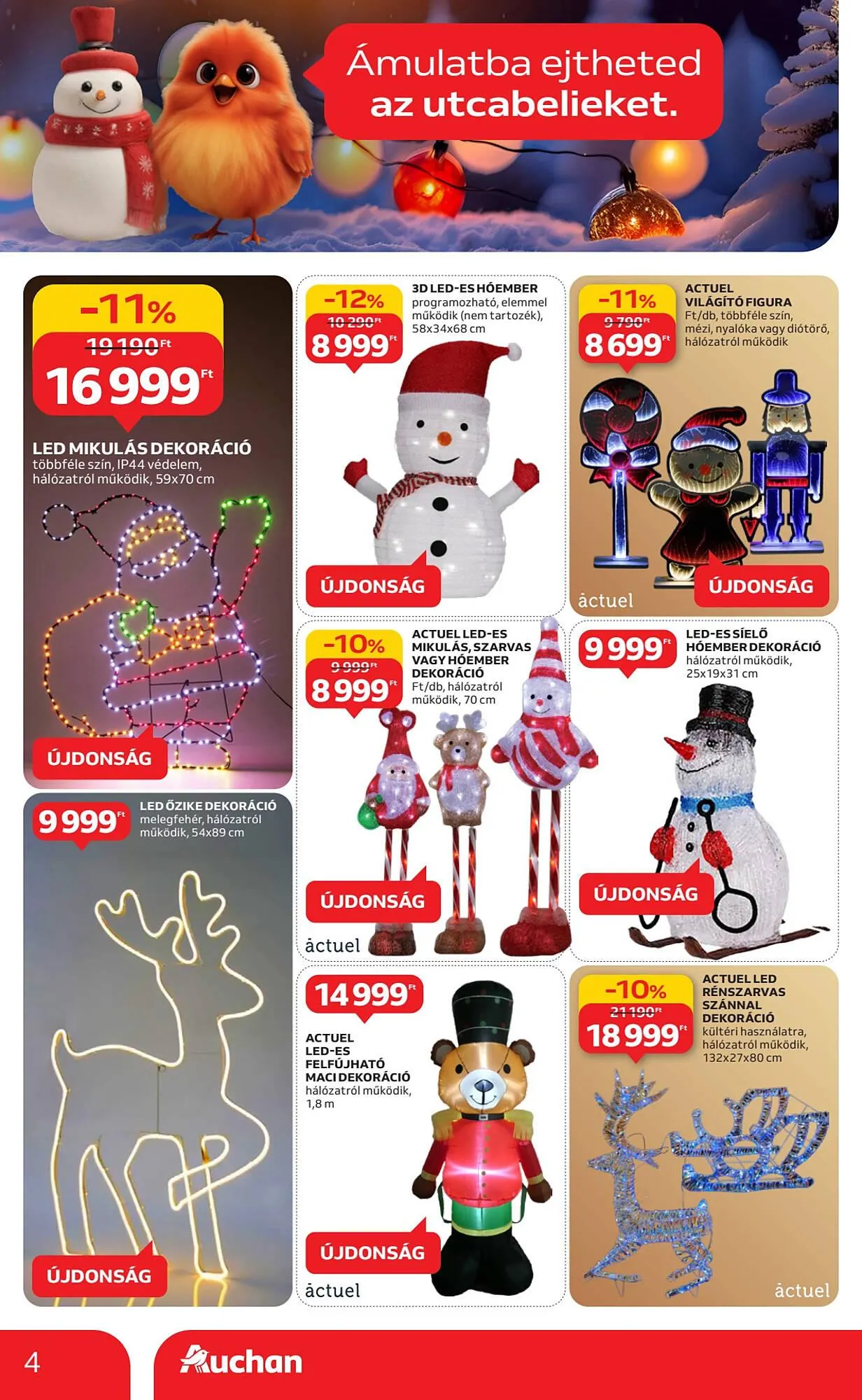 Katalógus Auchan akciós újság október 16.-tól november 26.-ig 2025. - Oldal 4