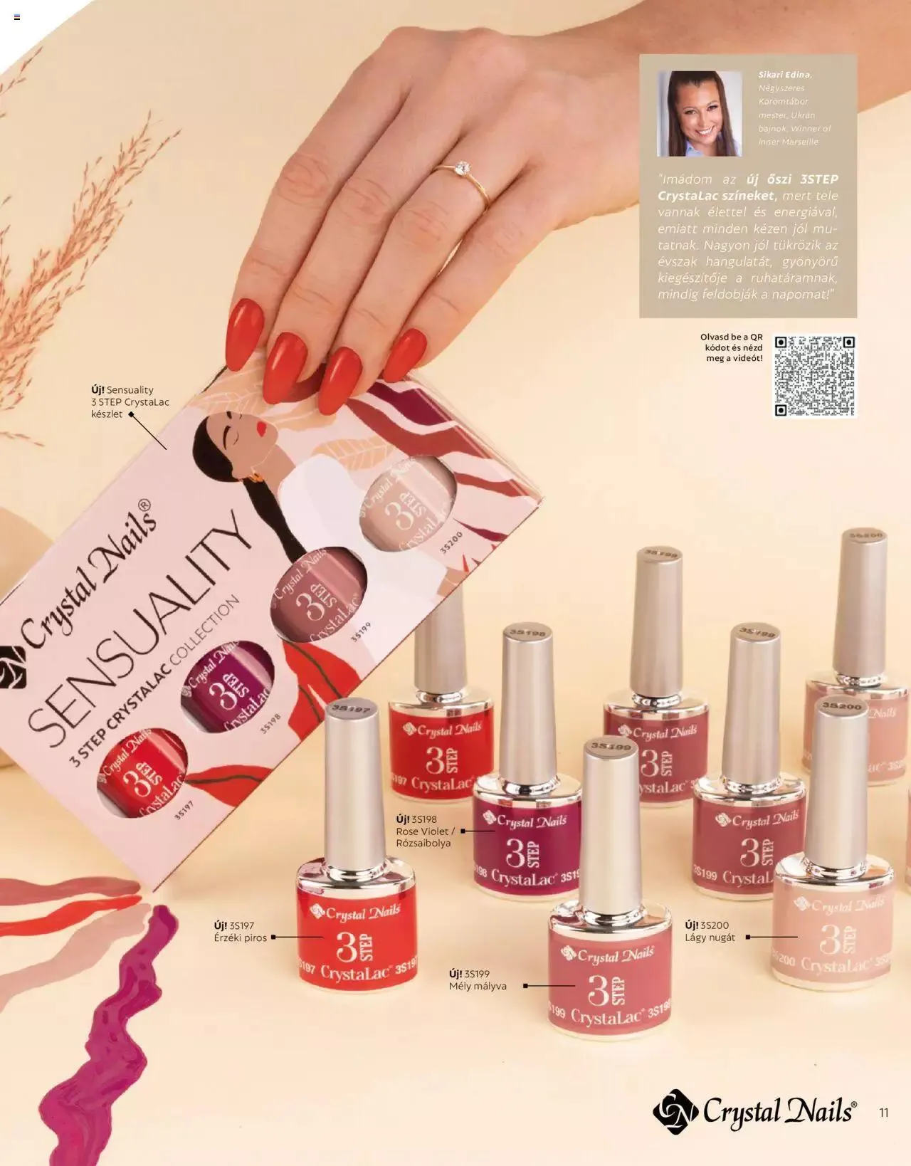 Katalógus Crystal Nails - Ősz/Tél katalógus 2023 szeptember 4.-tól december 31.-ig 2023. - Oldal 11