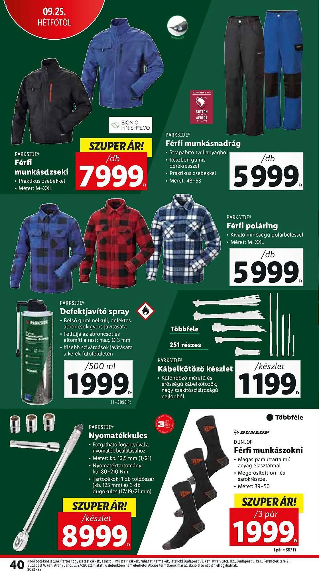 Katalógus Lidl akciós újság szeptember 21.-tól szeptember 27.-ig 2023. - Oldal 40