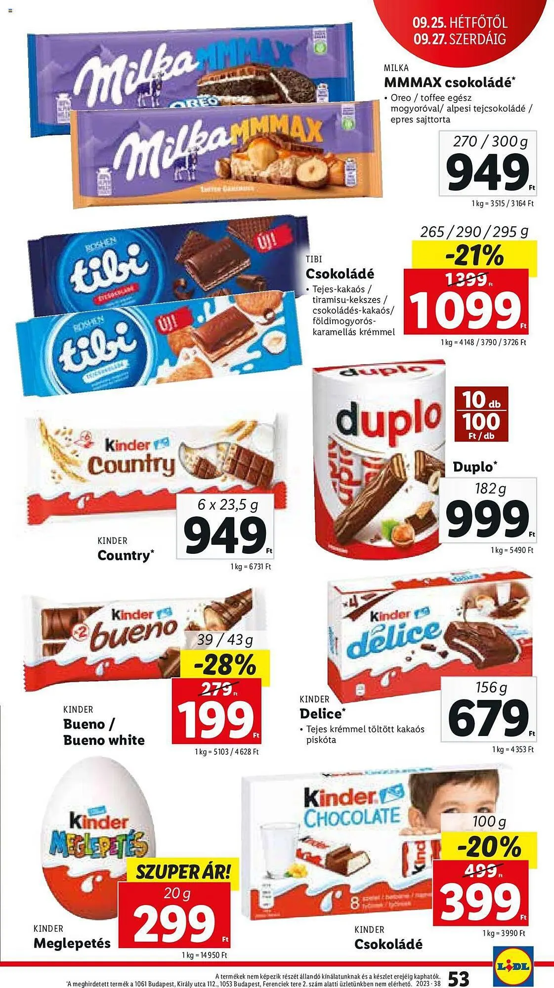 Katalógus Lidl akciós újság szeptember 21.-tól szeptember 27.-ig 2023. - Oldal 53