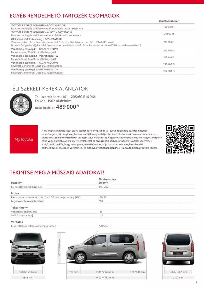 Katalógus Toyota Proace City Verso EV október 30.-tól október 30.-ig 2025. - Oldal 7