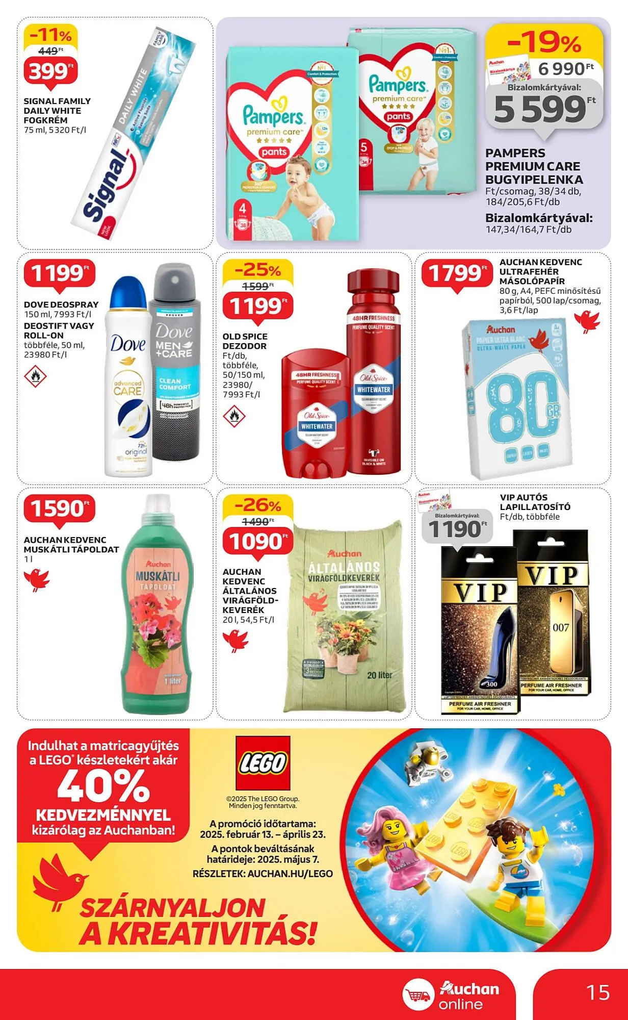Katalógus Auchan akciós újság március 27.-tól április 2.-ig 2025. - Oldal 15