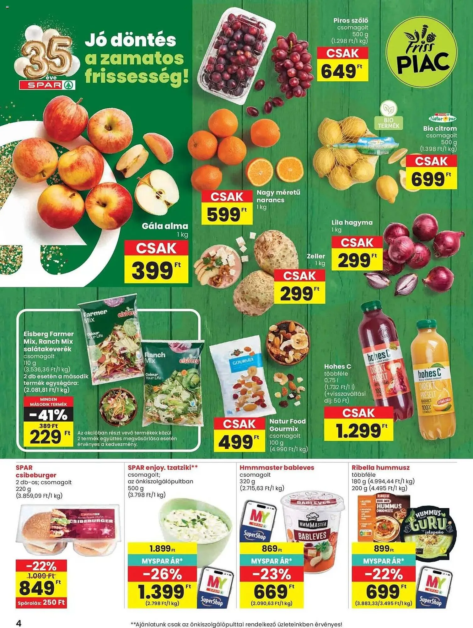 Katalógus Spar akciós újság április 9.-tól április 15.-ig 2026. - Oldal 4
