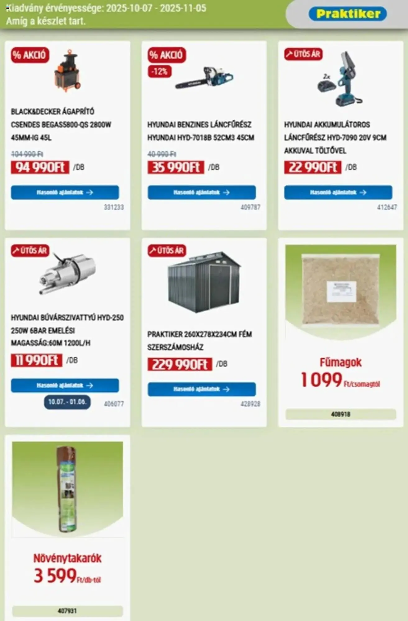Katalógus Praktiker akciós újság október 7.-tól november 5.-ig 2025. - Oldal 13