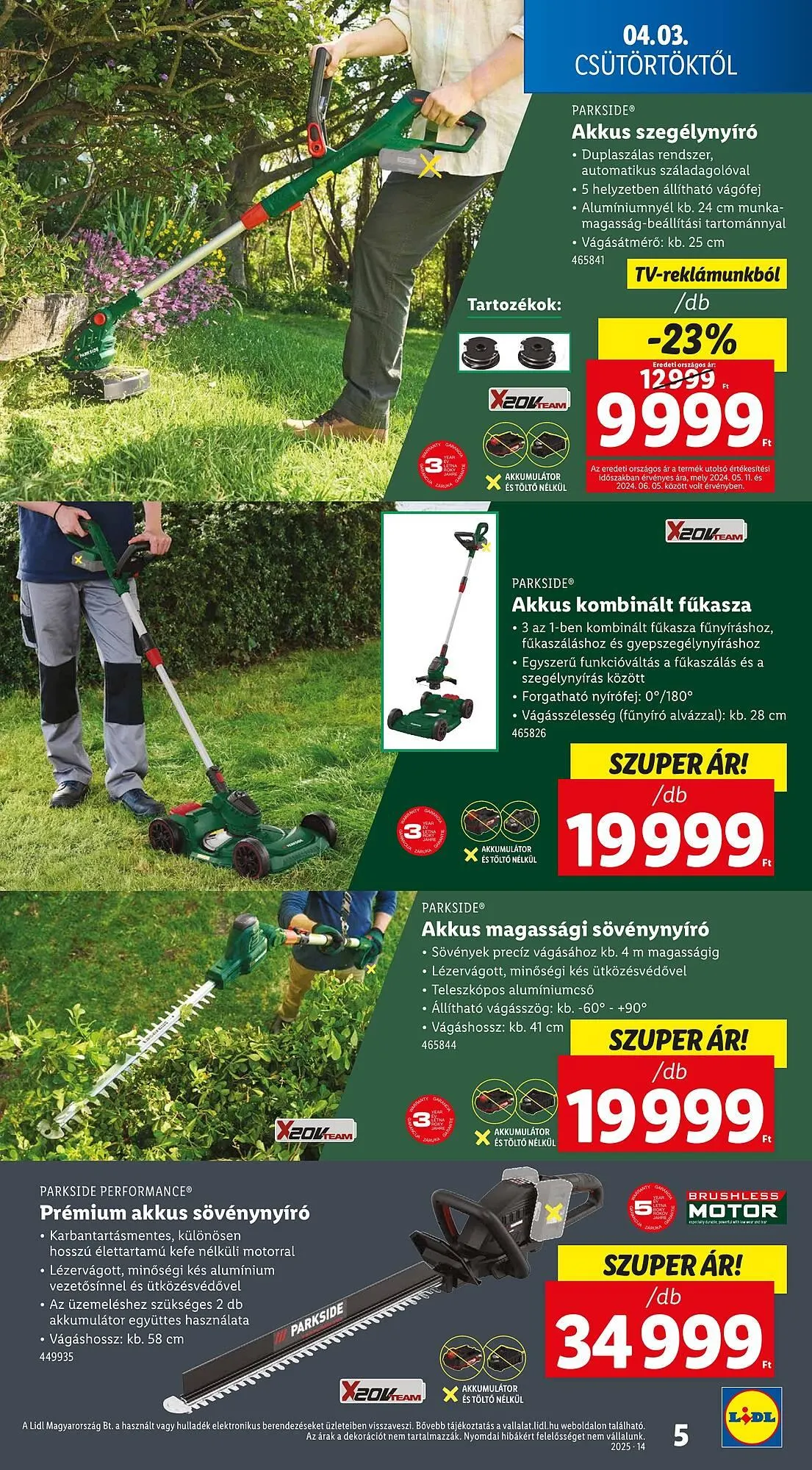 Katalógus Lidl akciós újság április 3.-tól április 9.-ig 2025. - Oldal 5