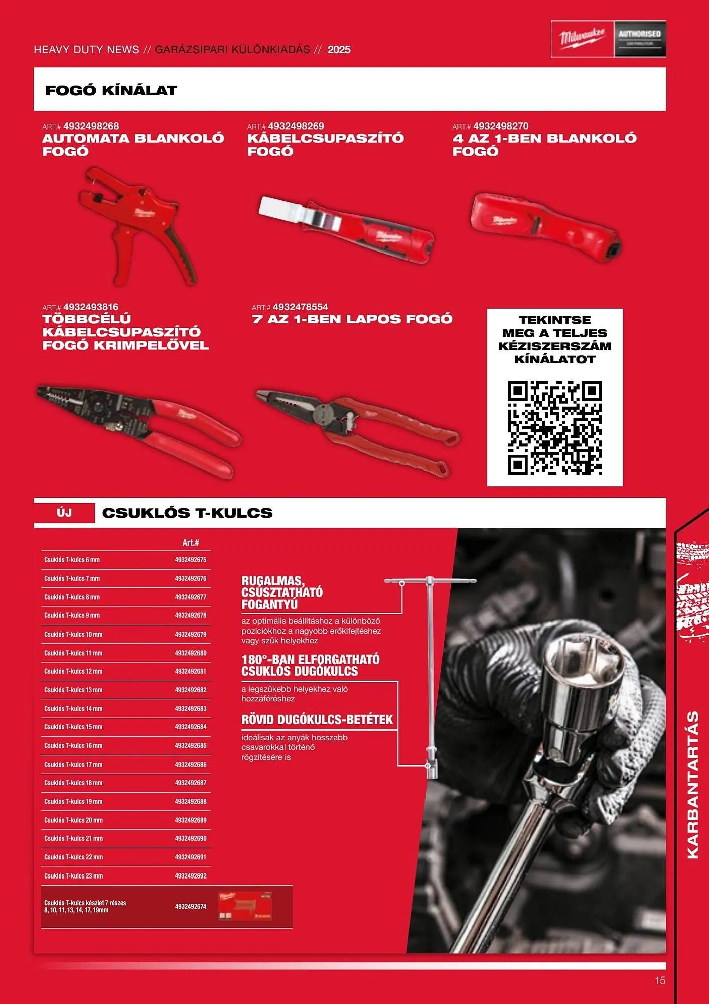 Katalógus Milwaukee akciós újság szeptember 16.-tól december 31.-ig 2025. - Oldal 15