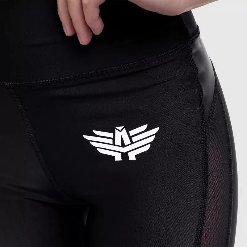 Női leggings NET - Iron Aesthetics, fekete