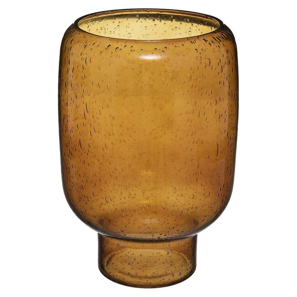 Váza, okkersárga, 24,5cm - JANTAR