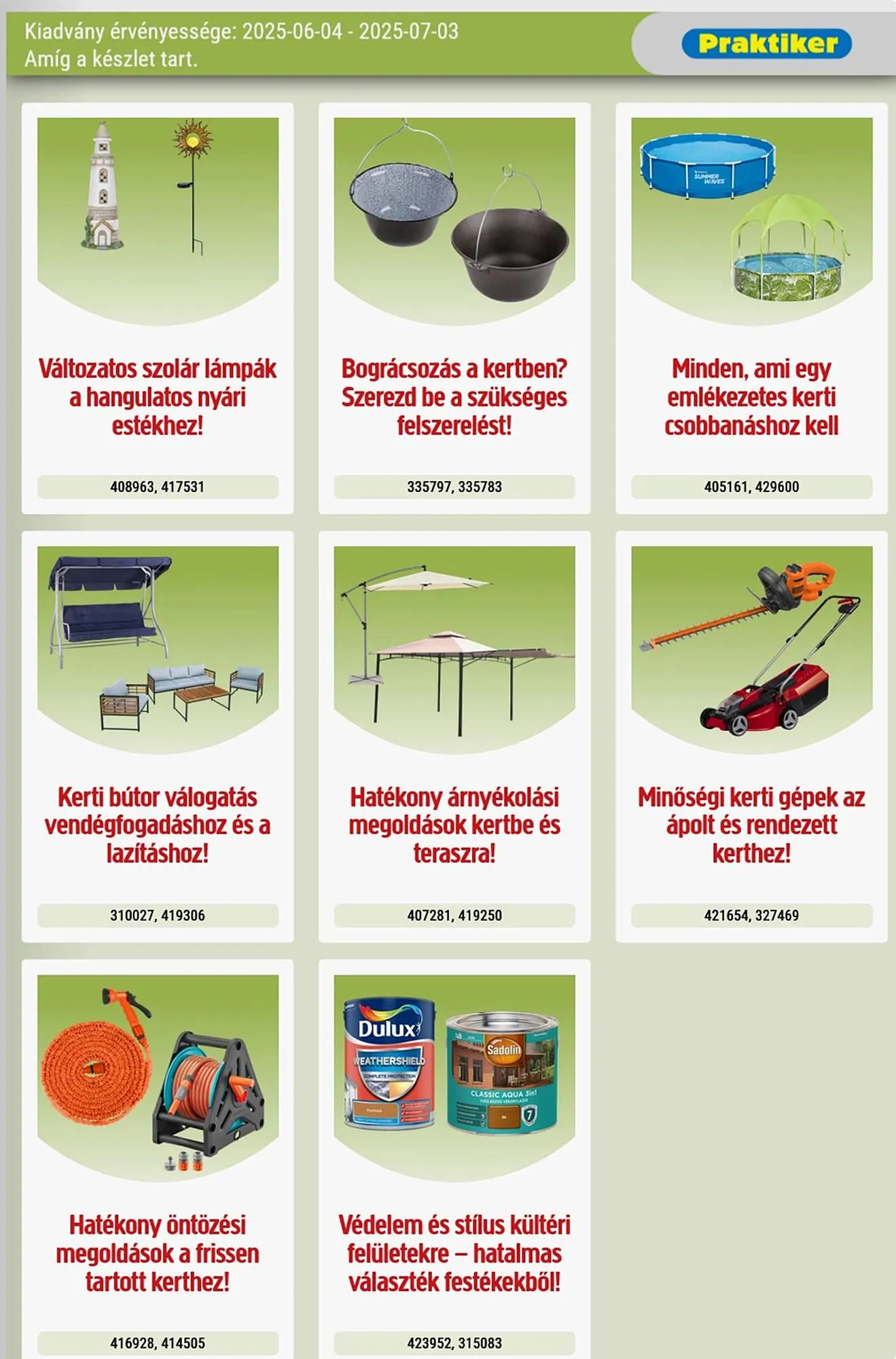 Katalógus Praktiker akciós újság június 4.-tól július 3.-ig 2025. - Oldal 5