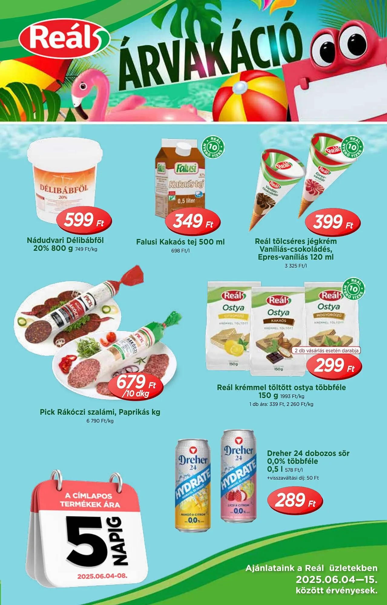 Katalógus Real akciós újság június 4.-tól június 15.-ig 2025. - Oldal 1