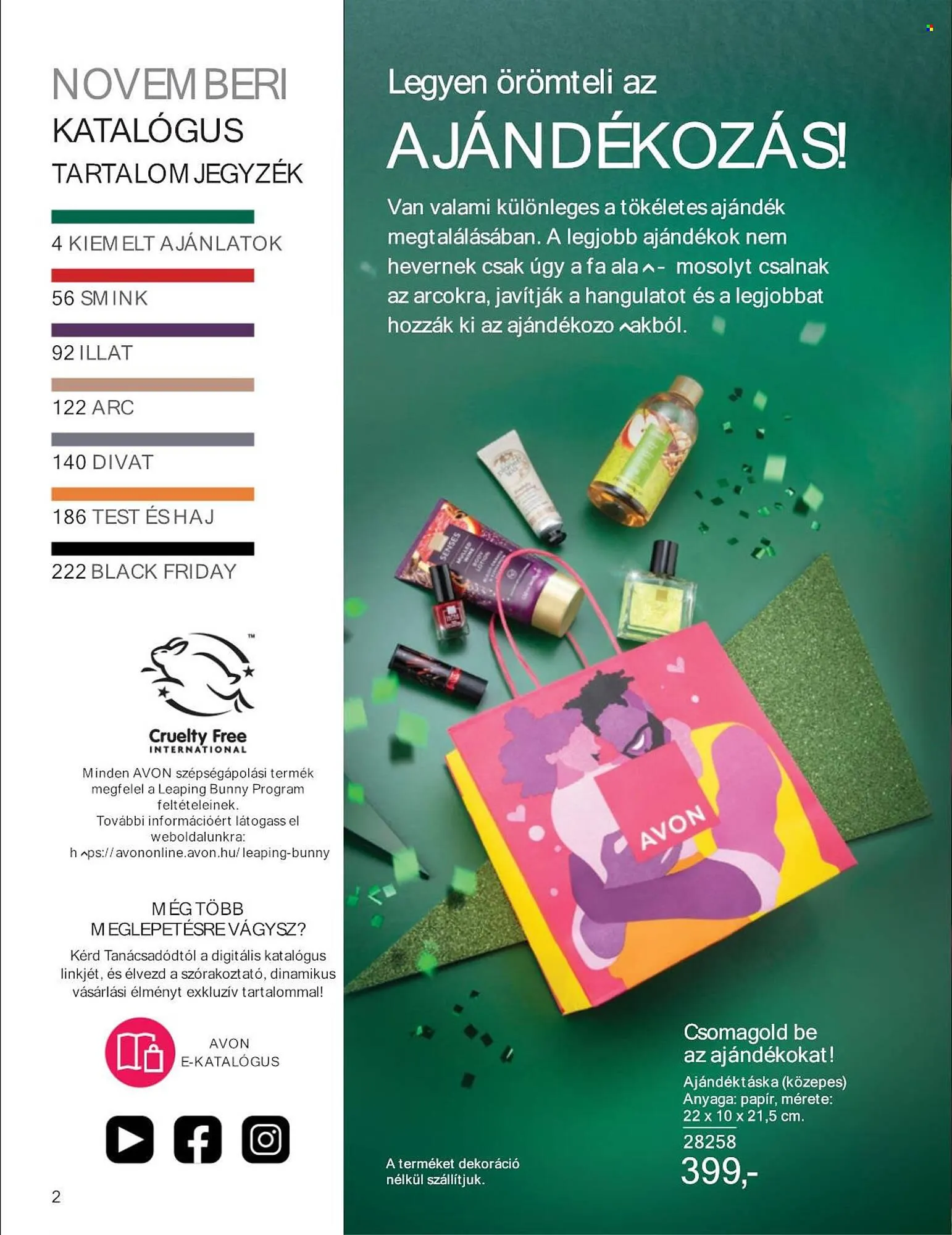 Katalógus AVON katalógus november 1.-tól november 30.-ig 2025. - Oldal 2
