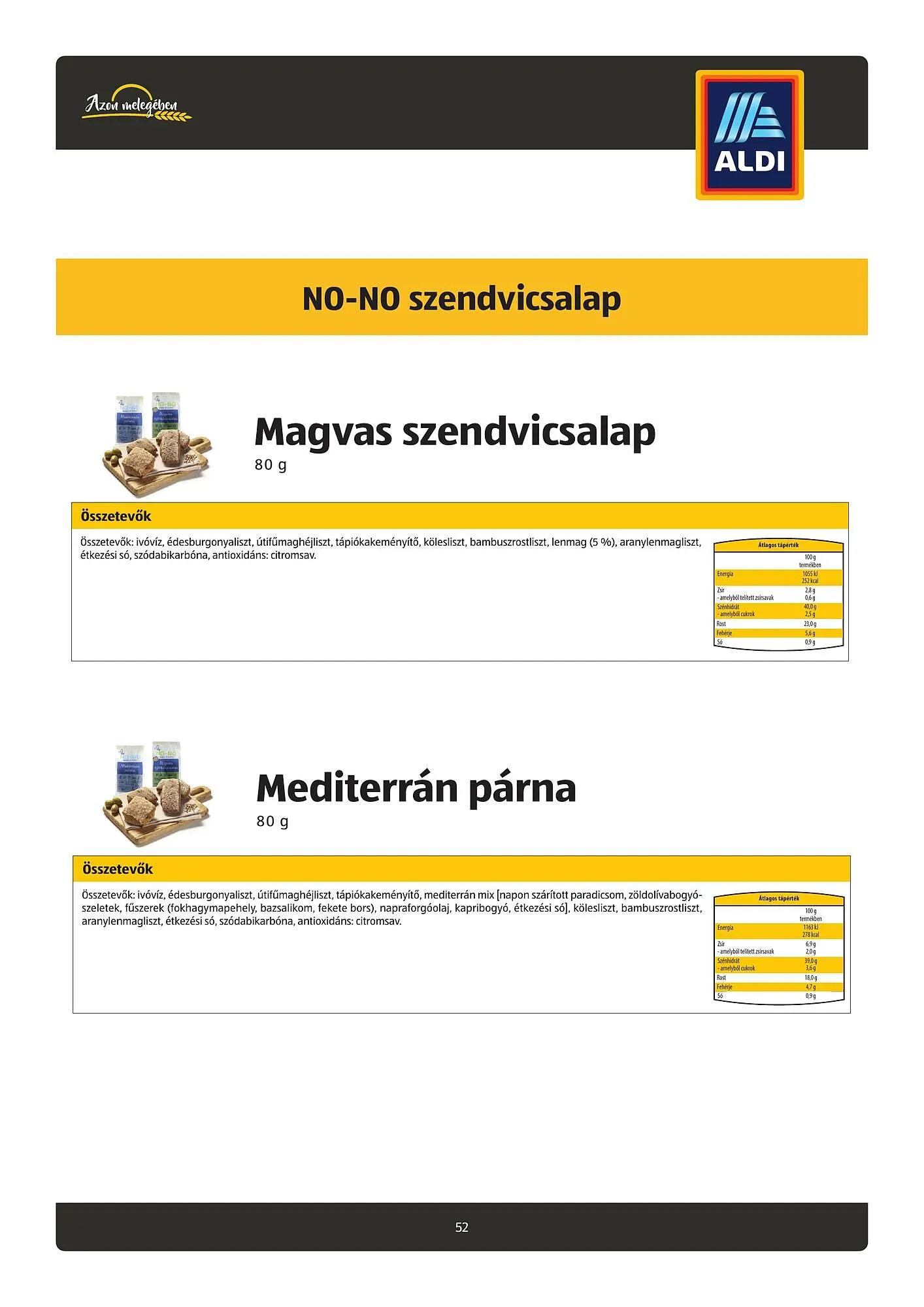 Katalógus ALDI akciós újság május 31.-tól július 4.-ig 2025. - Oldal 52