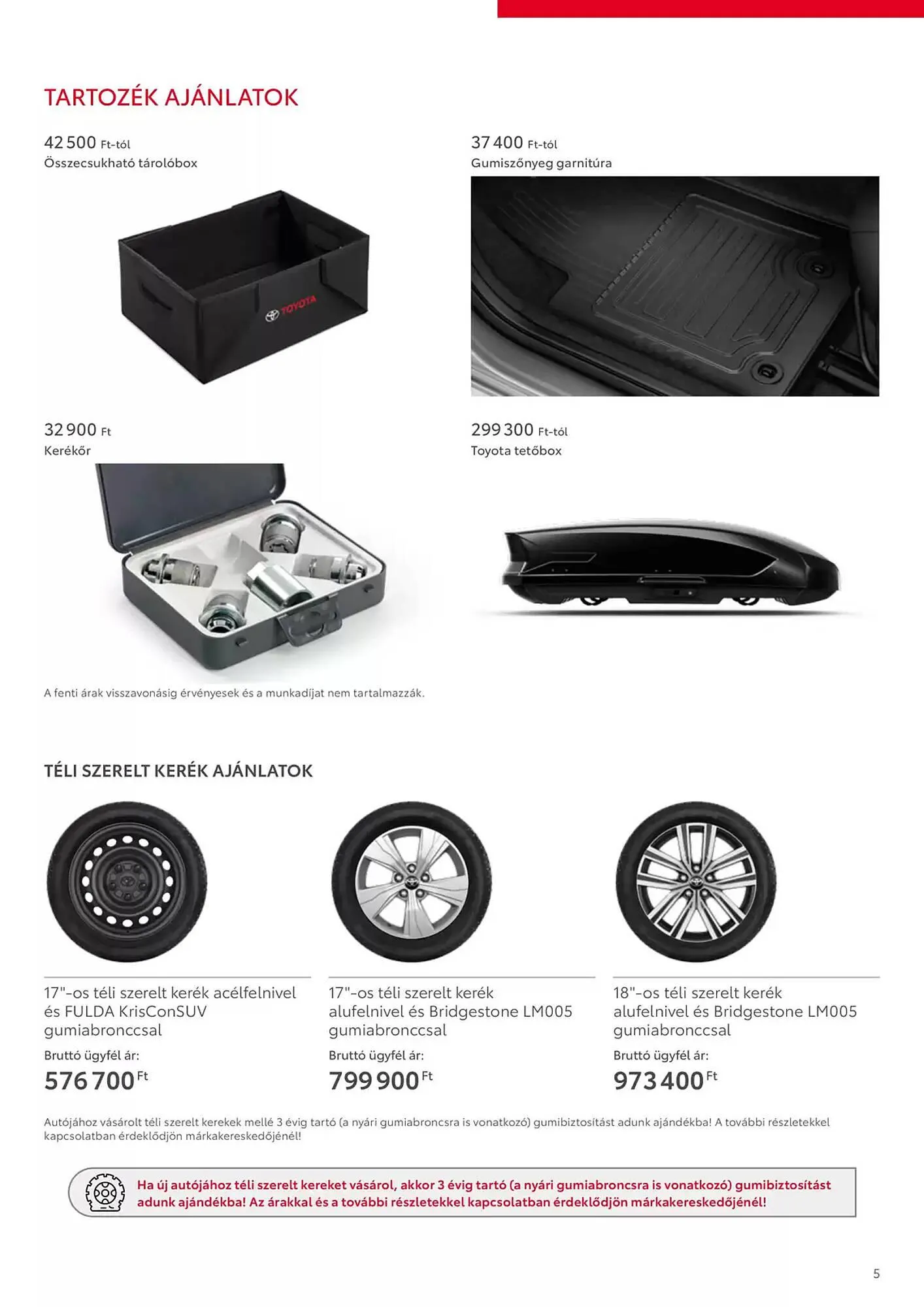 Katalógus Toyota akciós újság január 8.-tól január 8.-ig 2026. - Oldal 5