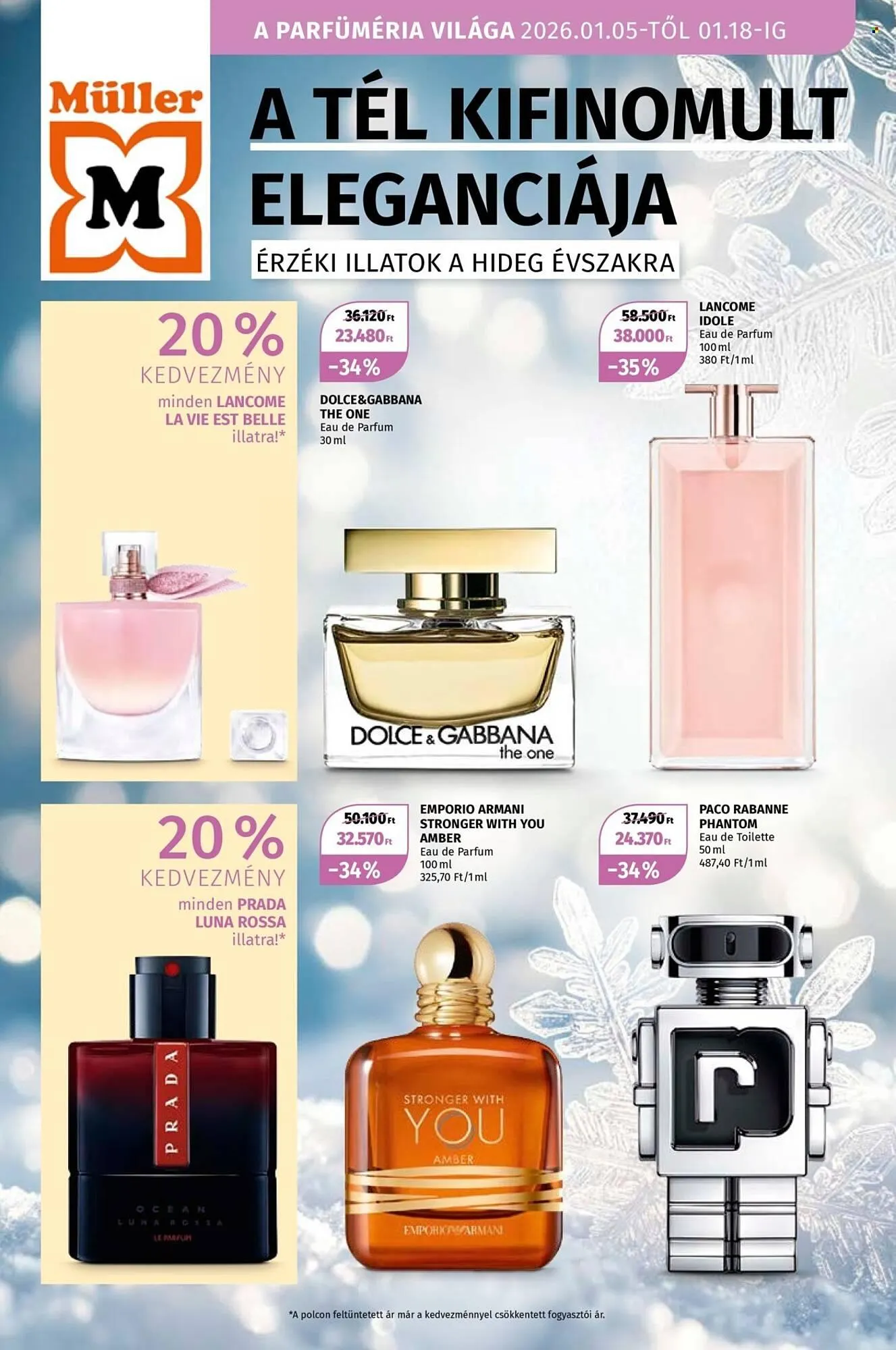 Katalógus Müller akciós újság január 5.-tól január 18.-ig 2026. - Oldal 1