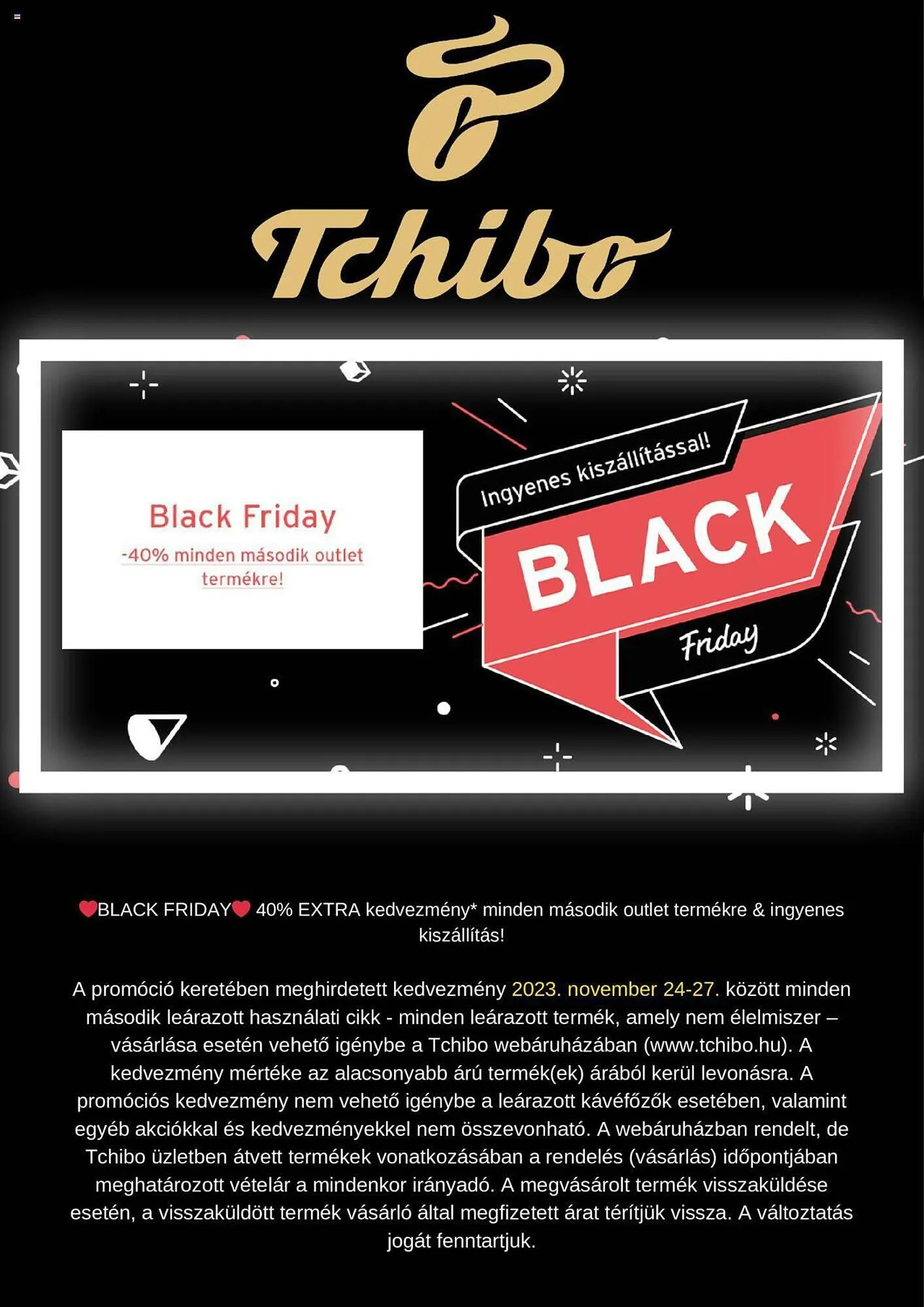 Tchibo akciós újság - 1