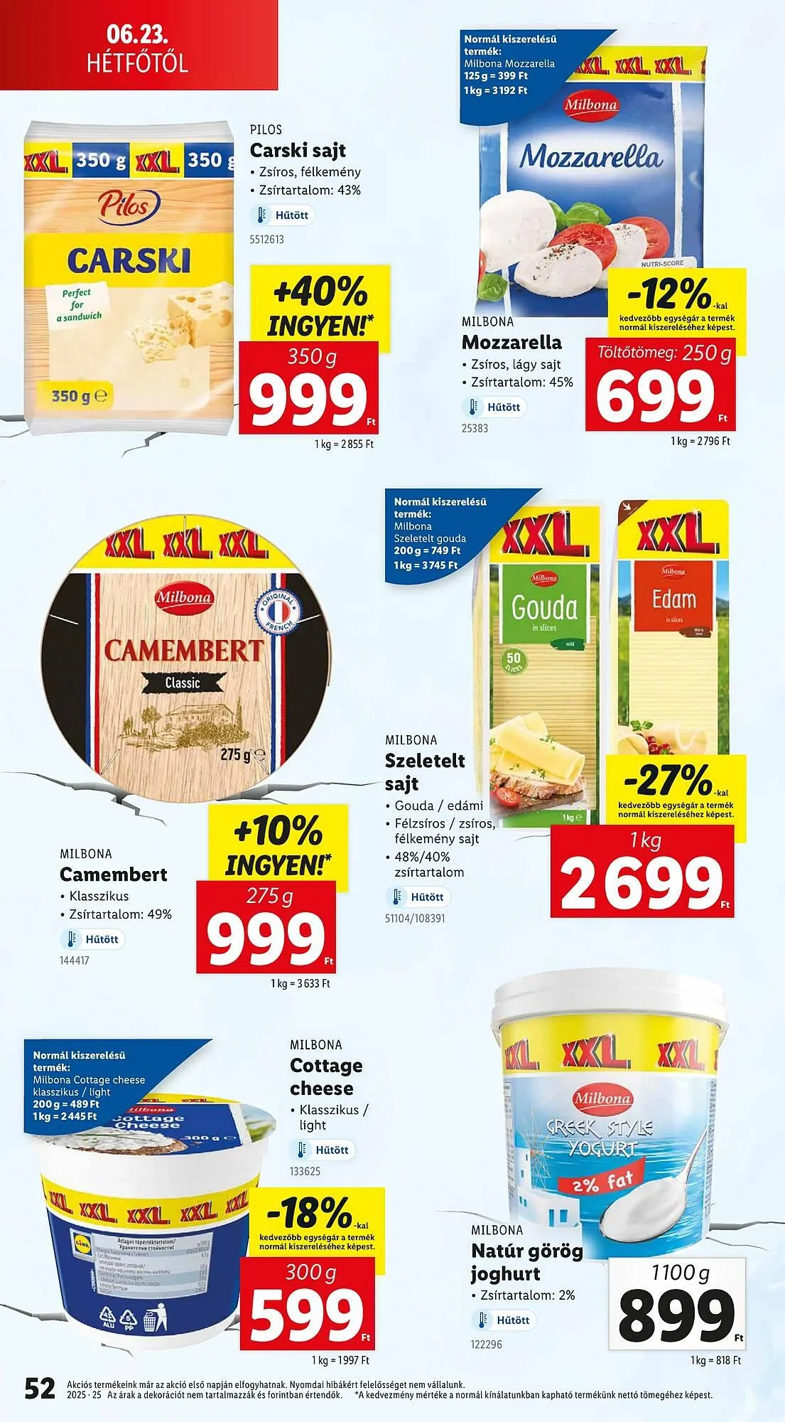 Katalógus Lidl akciós újság június 19.-tól június 25.-ig 2025. - Oldal 52