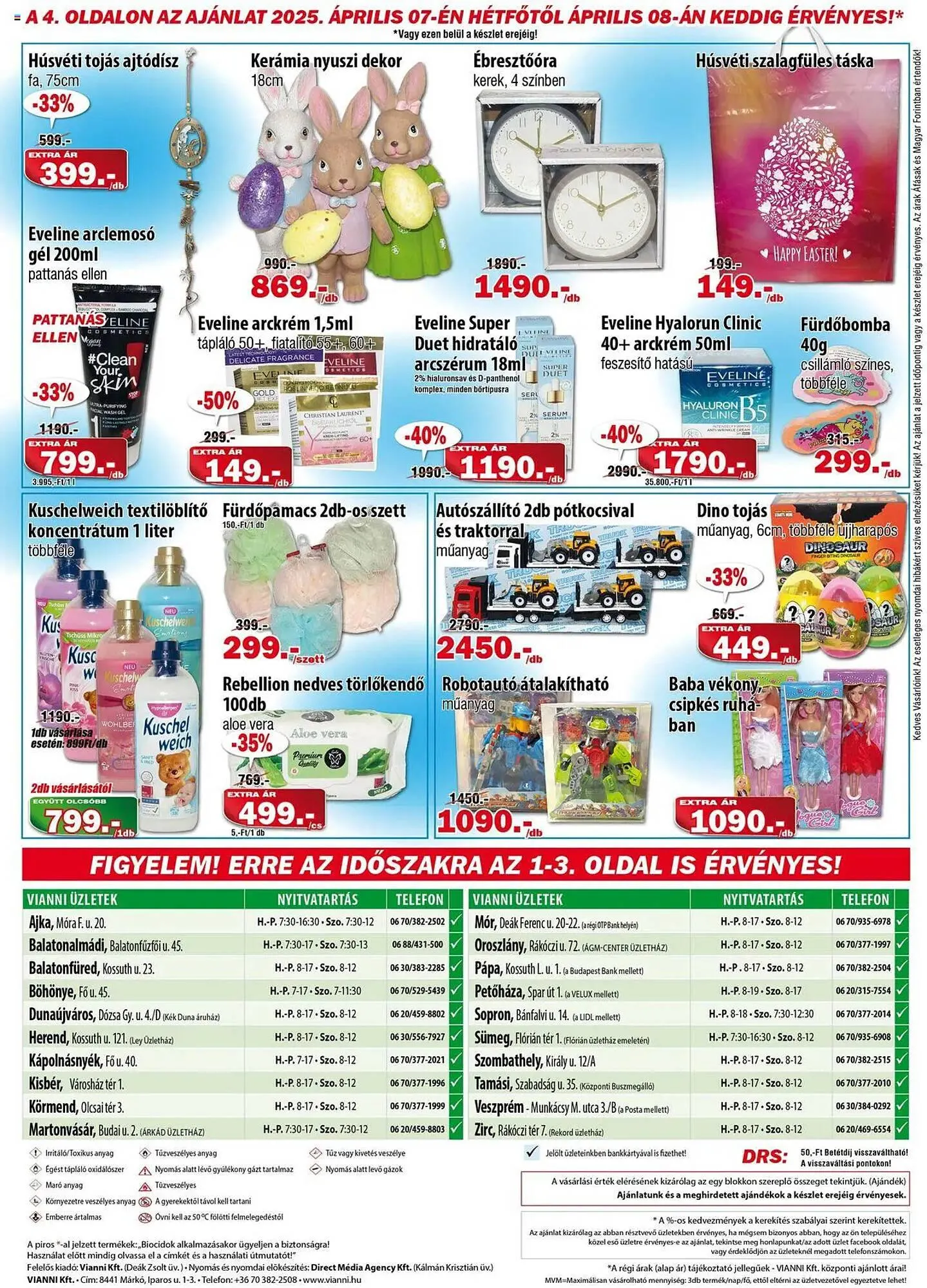 Katalógus Vianni Drogéria akciós újság április 2.-tól április 8.-ig 2025. - Oldal 4