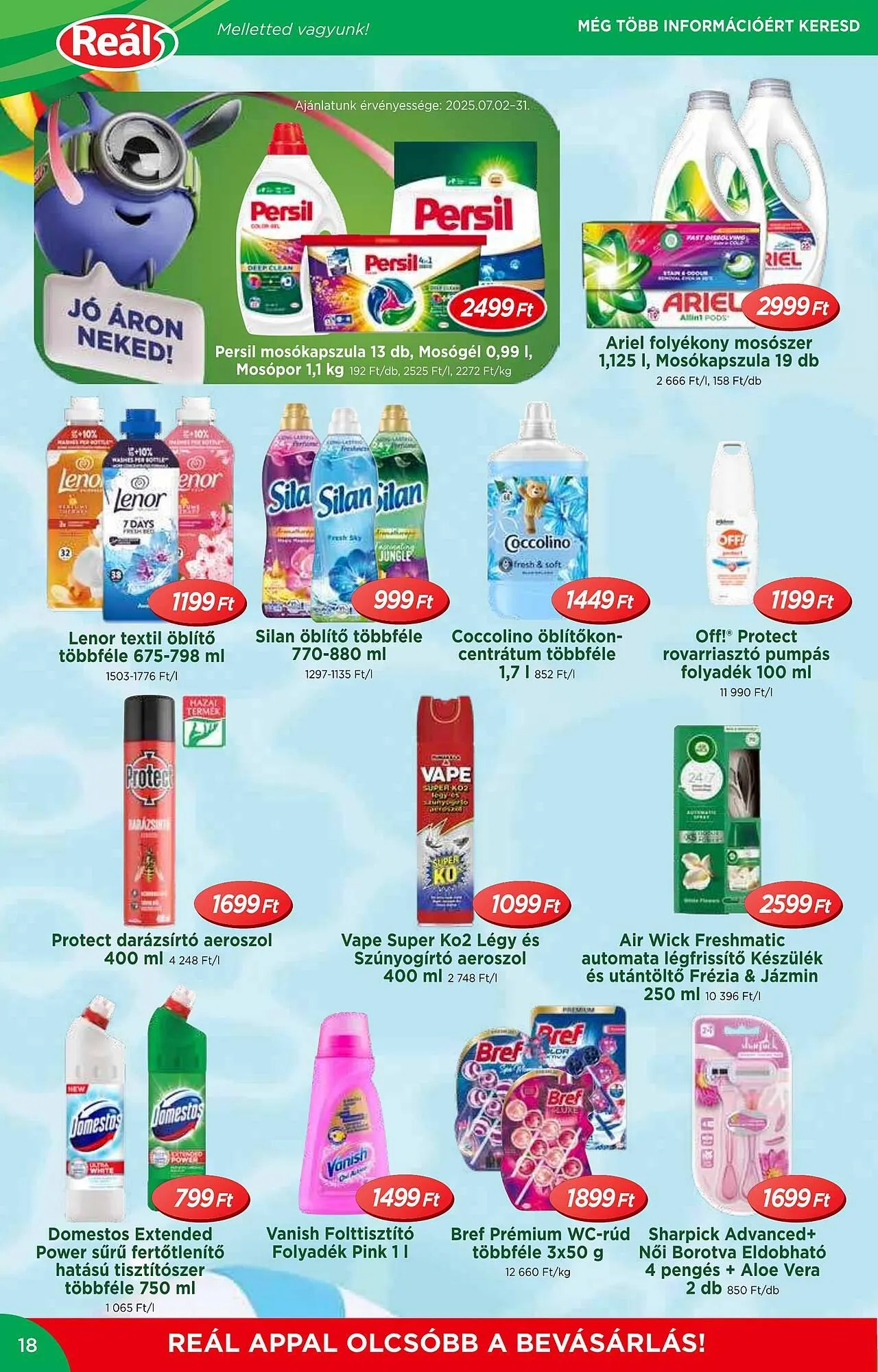 Katalógus Real akciós újság július 2.-tól július 13.-ig 2025. - Oldal 18
