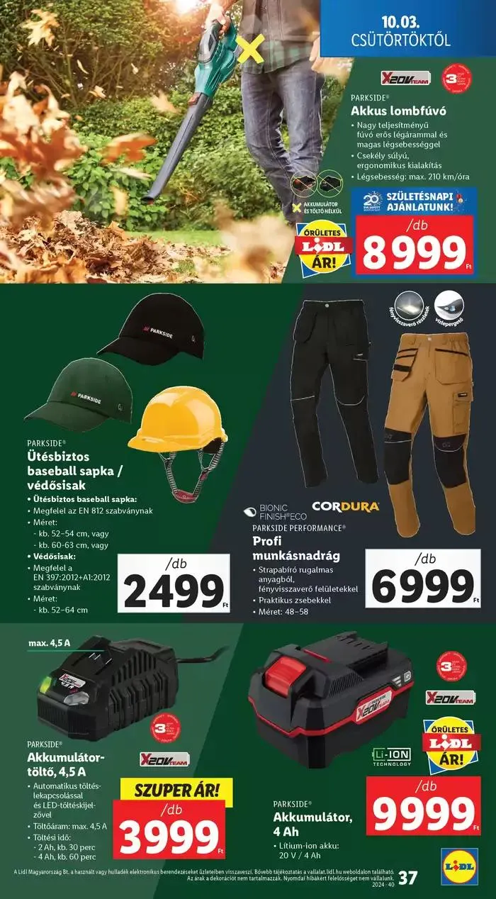 Katalógus Akciós újság – 40. hét október 3.-tól október 9.-ig 2024. - Oldal 37
