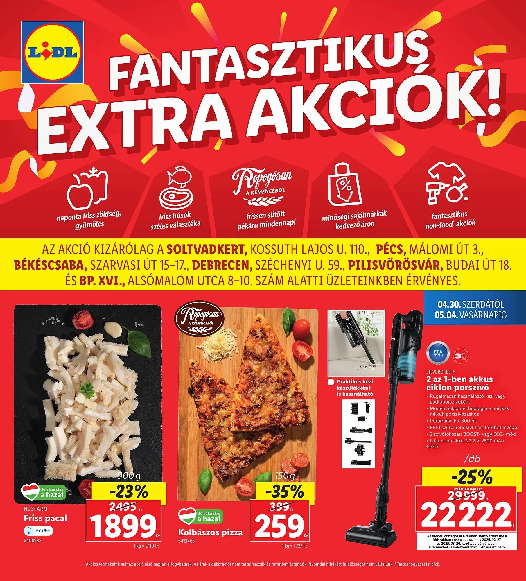 Katalógus Lidl akciós újság április 30.-tól május 4.-ig 2025. - Oldal 1